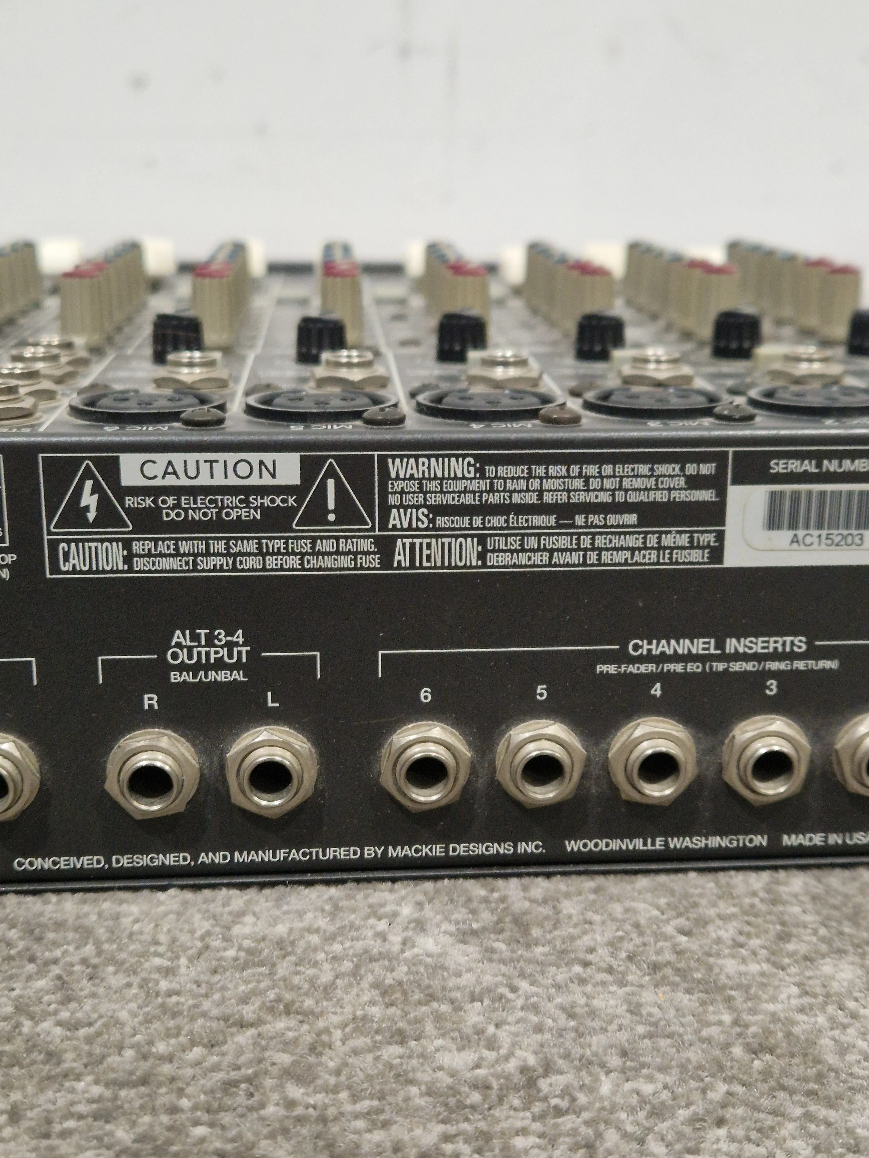 Mackie 1402VLZ Mixer - Compact 14-Channel - Good w/ Power Supply - Image 14
