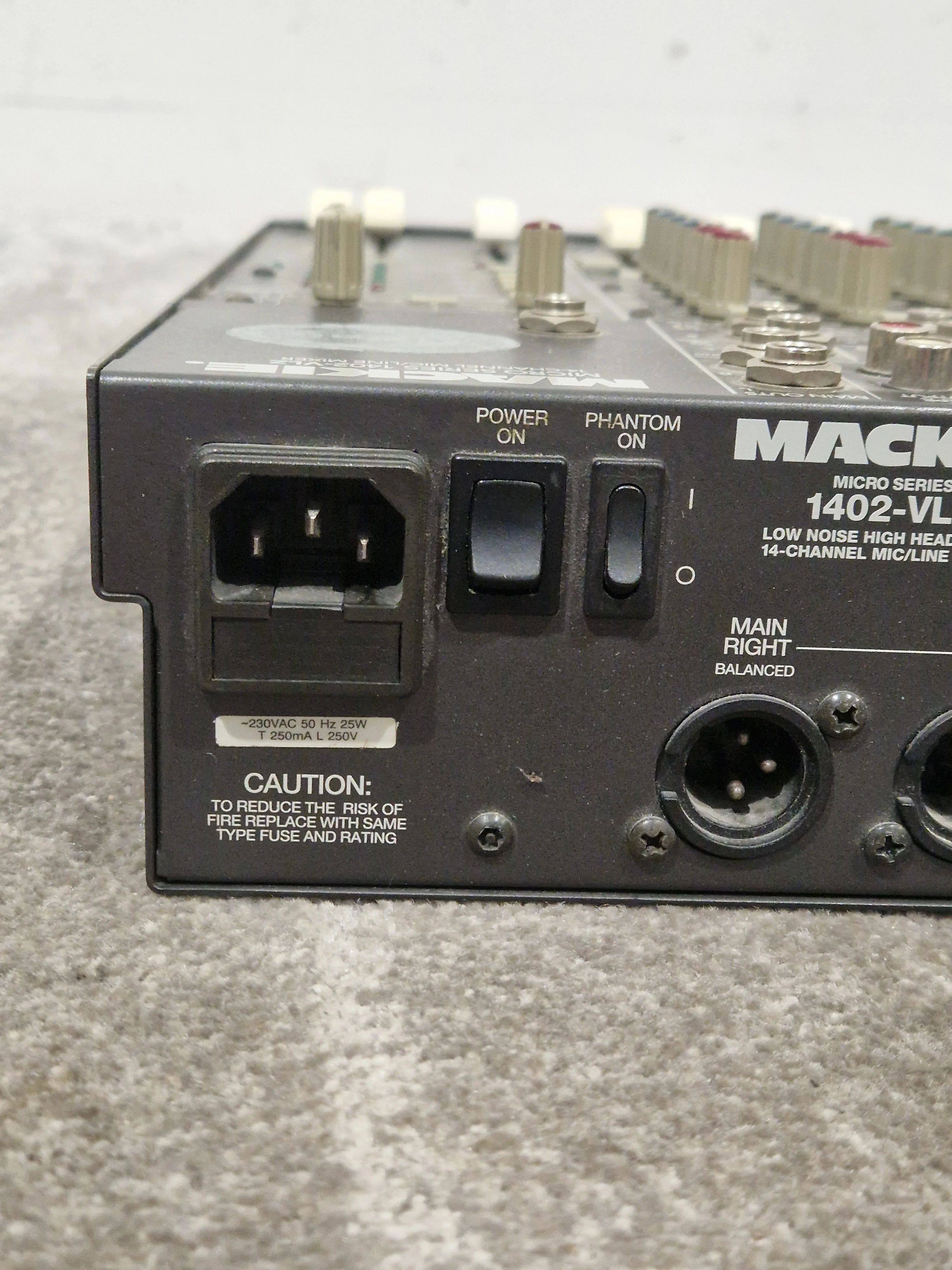 Mackie 1402VLZ Mixer - Compact 14-Channel - Good w/ Power Supply - Image 4