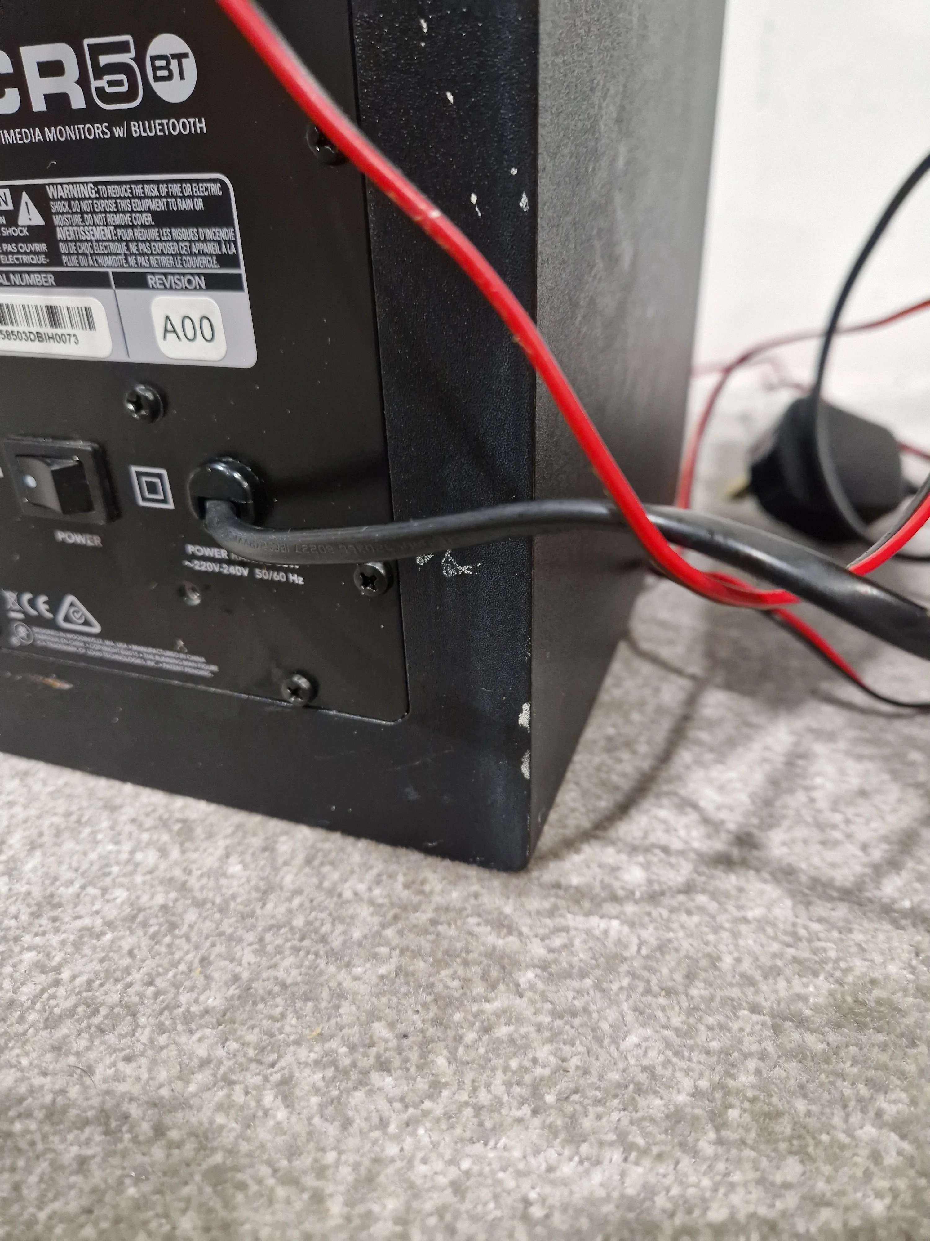Mackie CR5BT Speakers - Black Speakers - Bluetooth Connectivity - Fair - Image 12