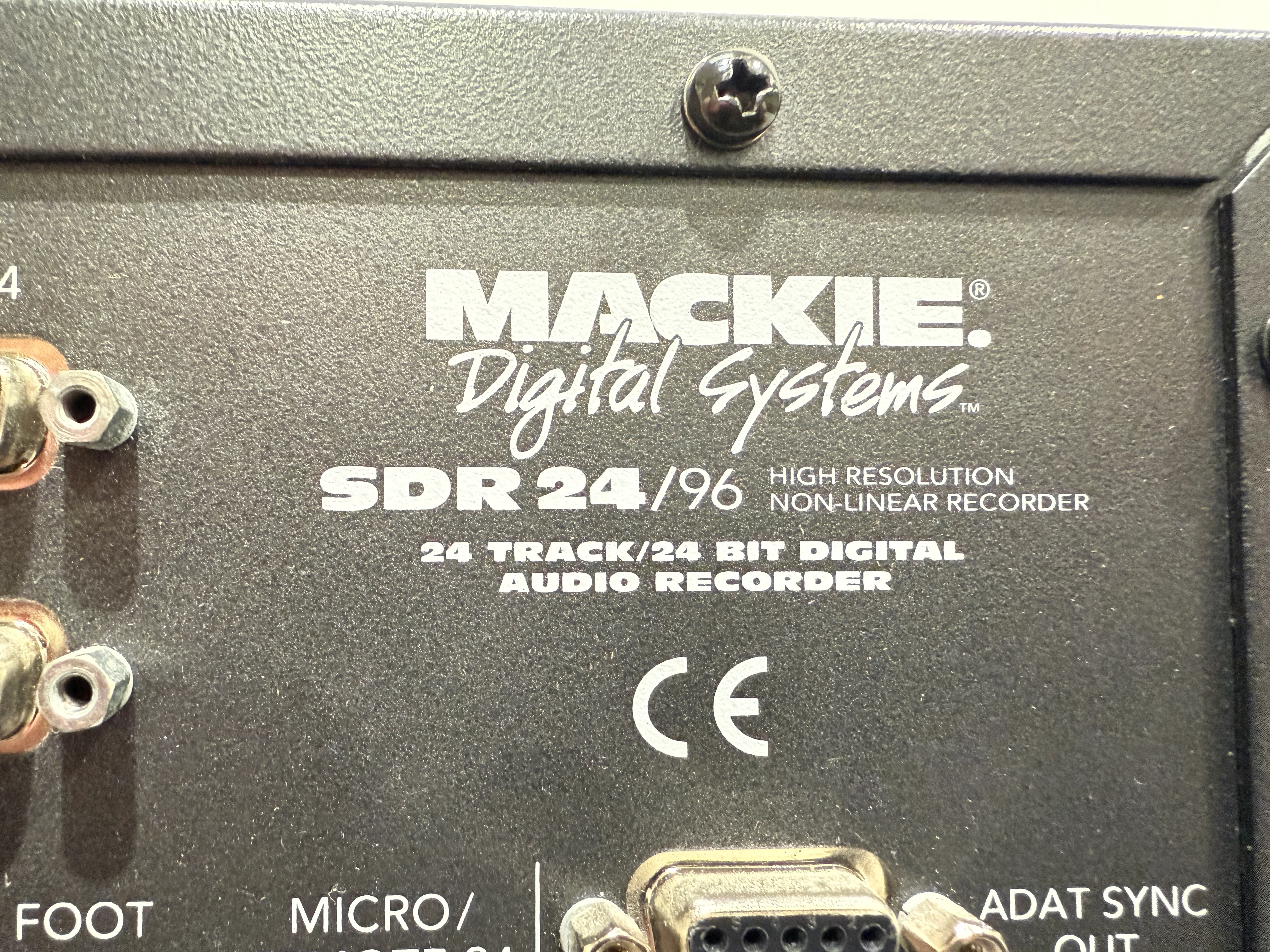 Mackie Digital Systems - SDR24/96 - High Res Non-Linear Recorder - Image 9