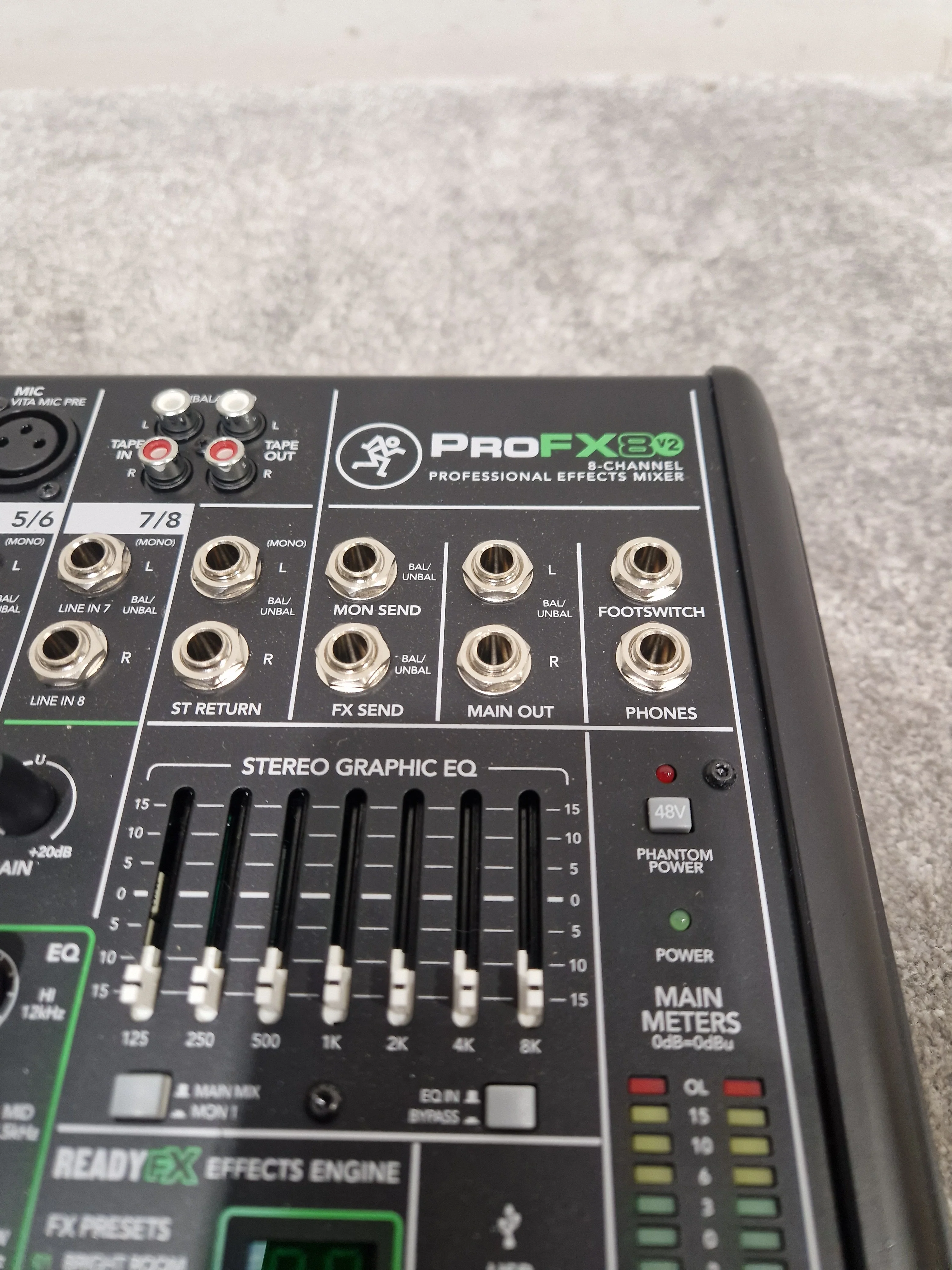 Mackie PROFX8 8-Channel Effects Mixer - Built-In Effects - Excellent w/ Original Box & Power Cable - Image 2
