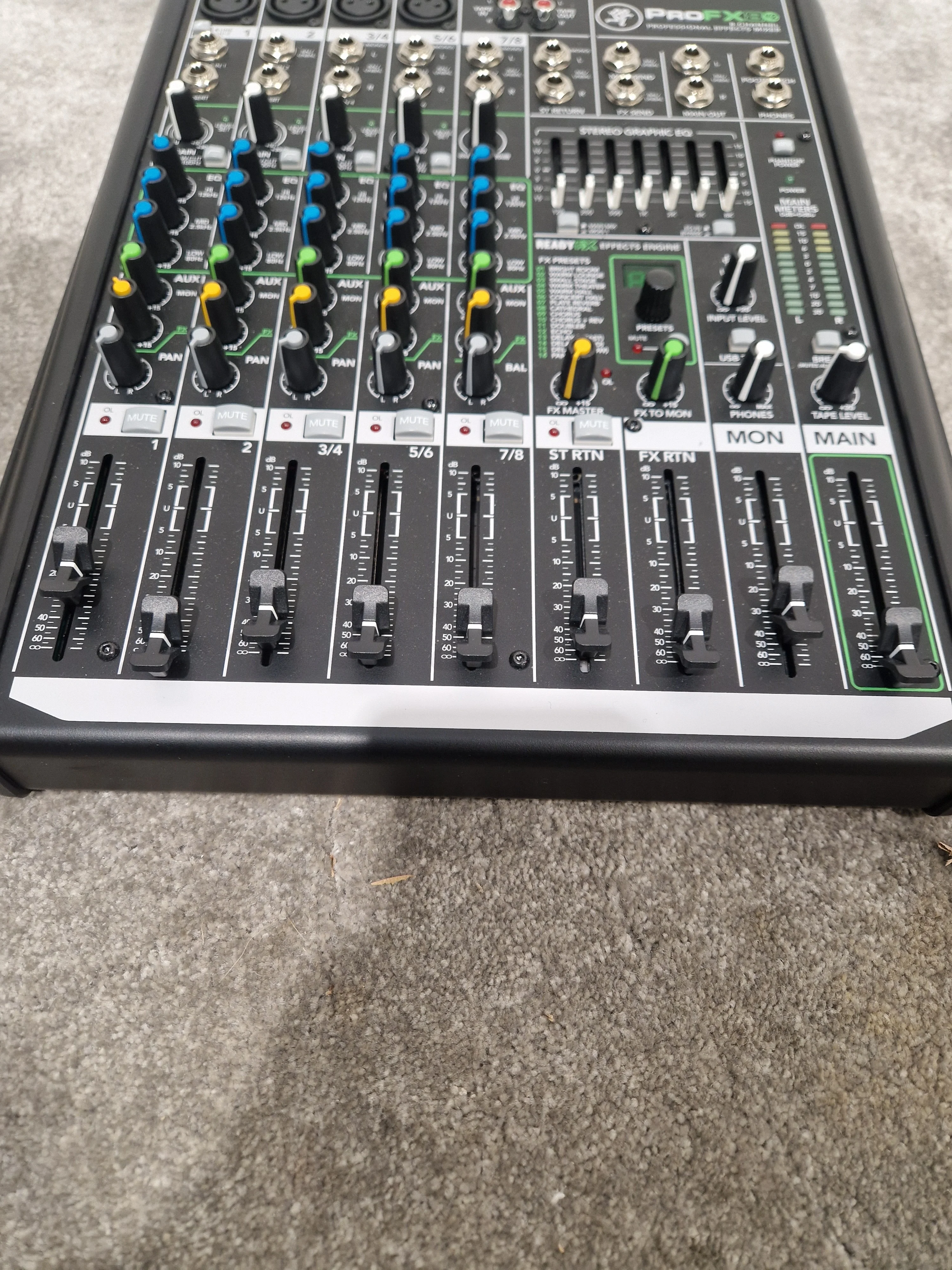 Mackie PROFX8 8-Channel Effects Mixer - Built-In Effects - Excellent w/ Original Box & Power Cable - Image 9
