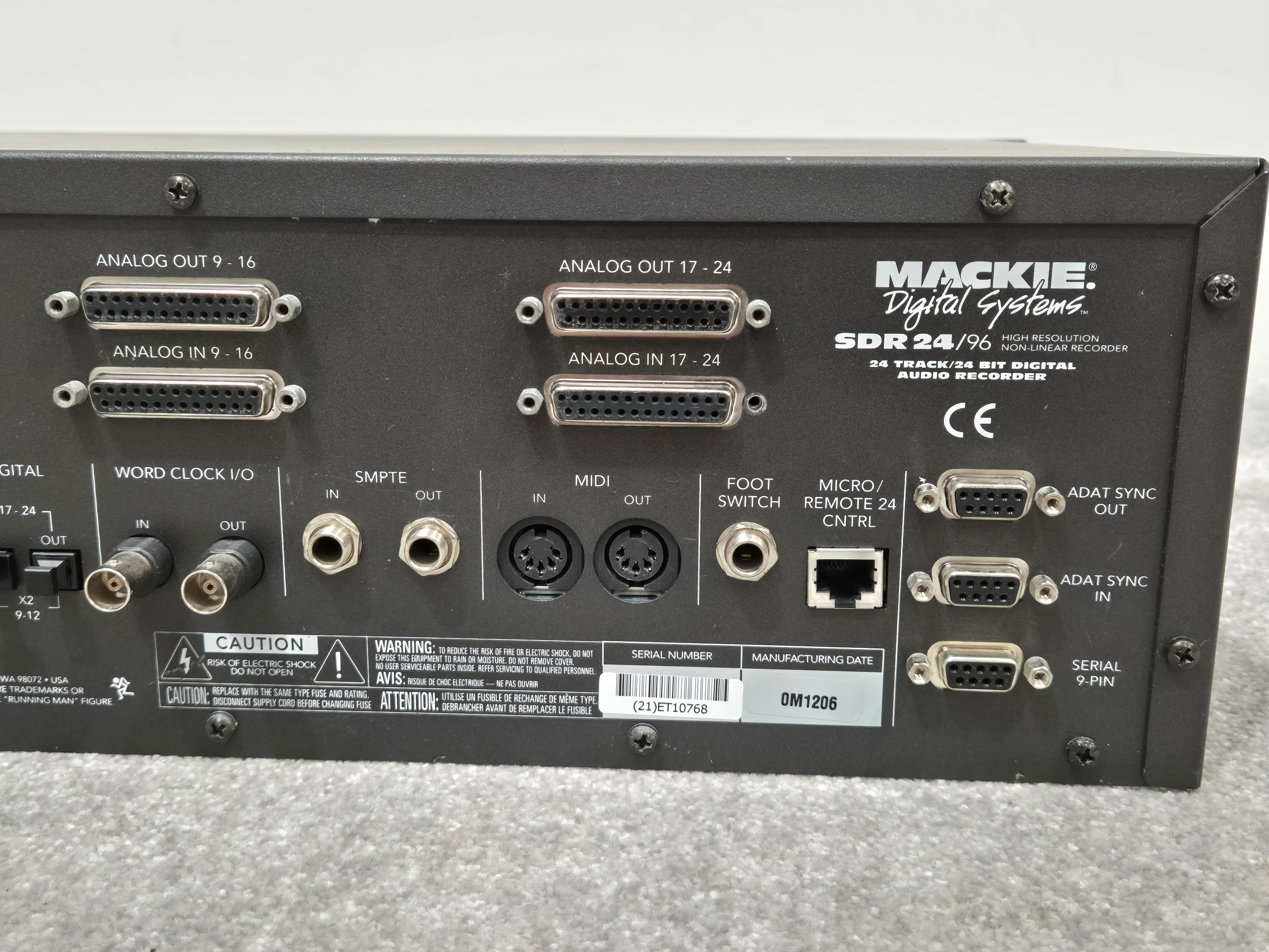 Mackie SDR24/96 - Hard Drive Recorder w/ Removable Media Case (Faulty Capacitor) - Image 18