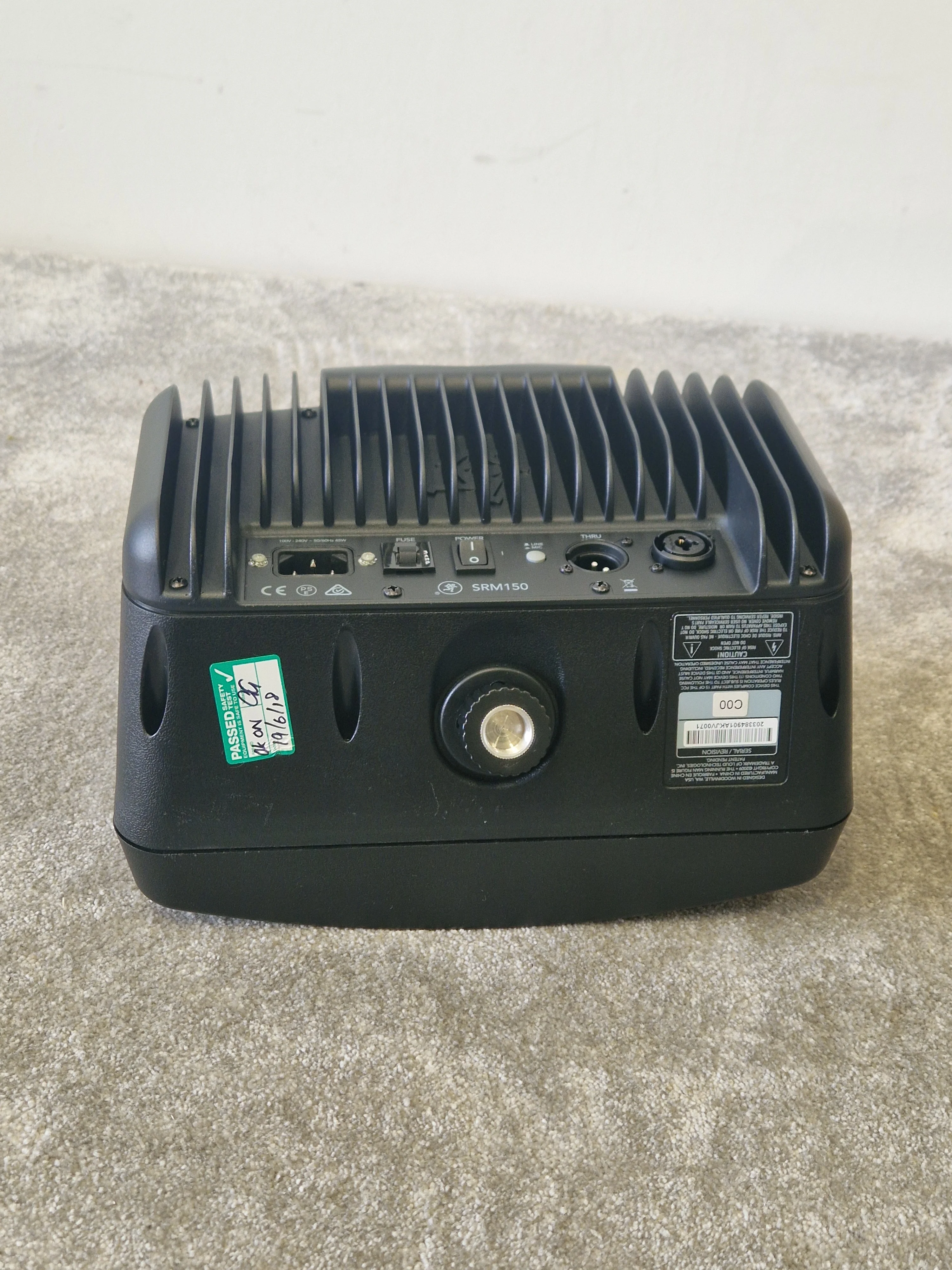 Mackie SRM150 Compact PA System  w/ Soft Case - 150W, 3-Channel Mixer - Mint - Image 4