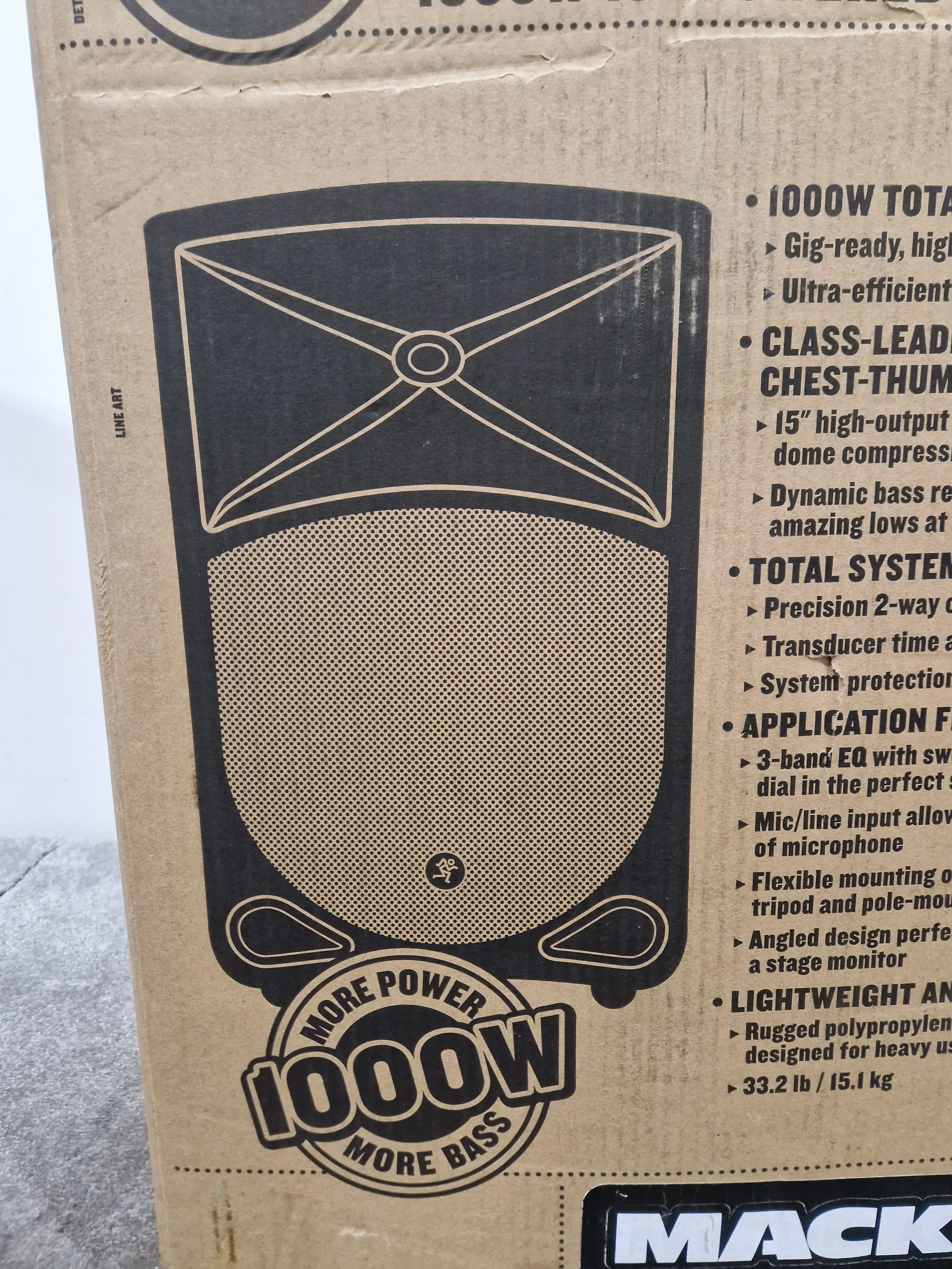 Mackie Thump 12BST - 1300W Loudspeaker - Excellent w/ Power Supply and Soft Case - Image 10