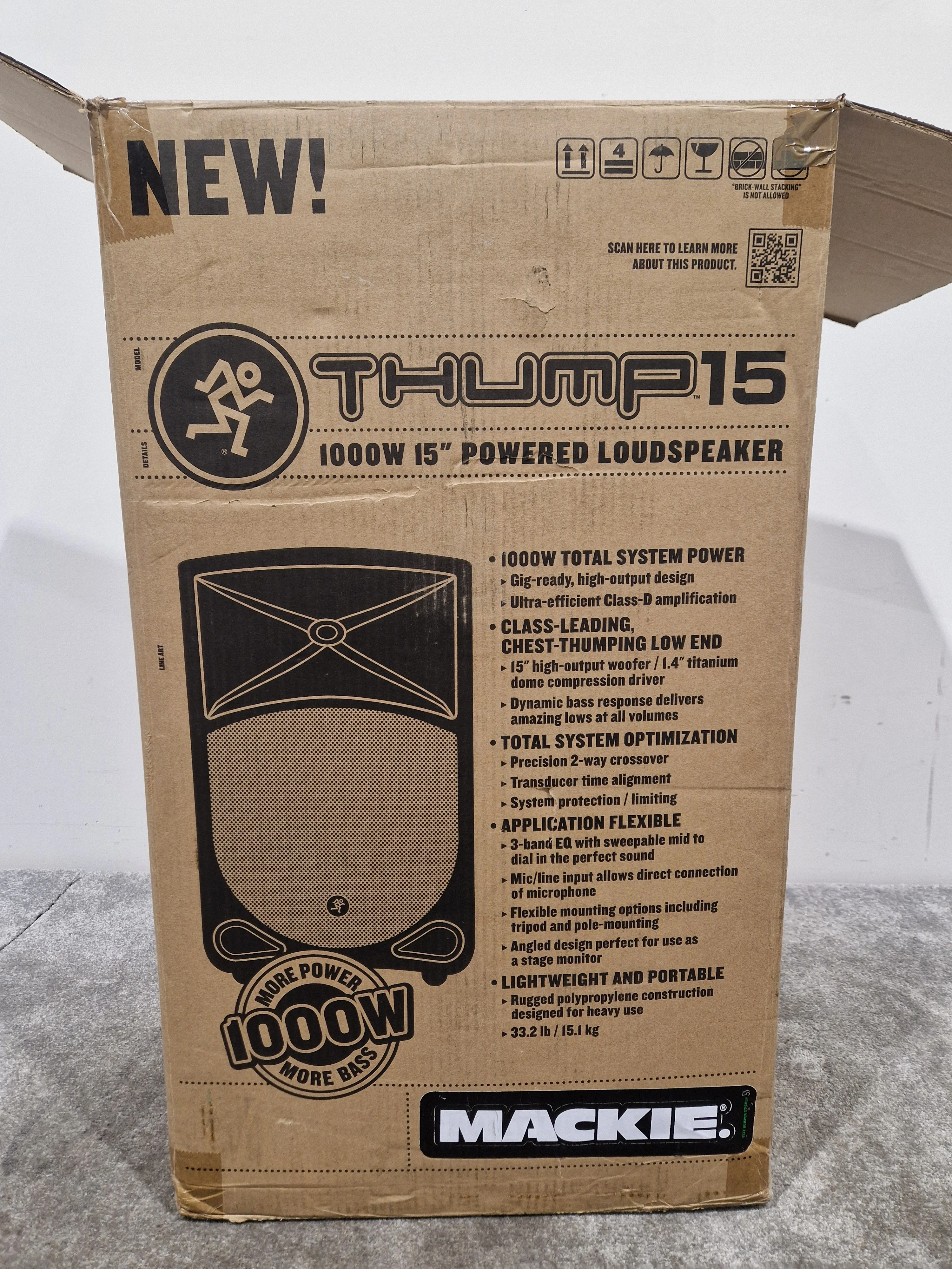 Mackie Thump 12BST - 1300W Loudspeaker - Excellent w/ Power Supply and Soft Case - Image 9