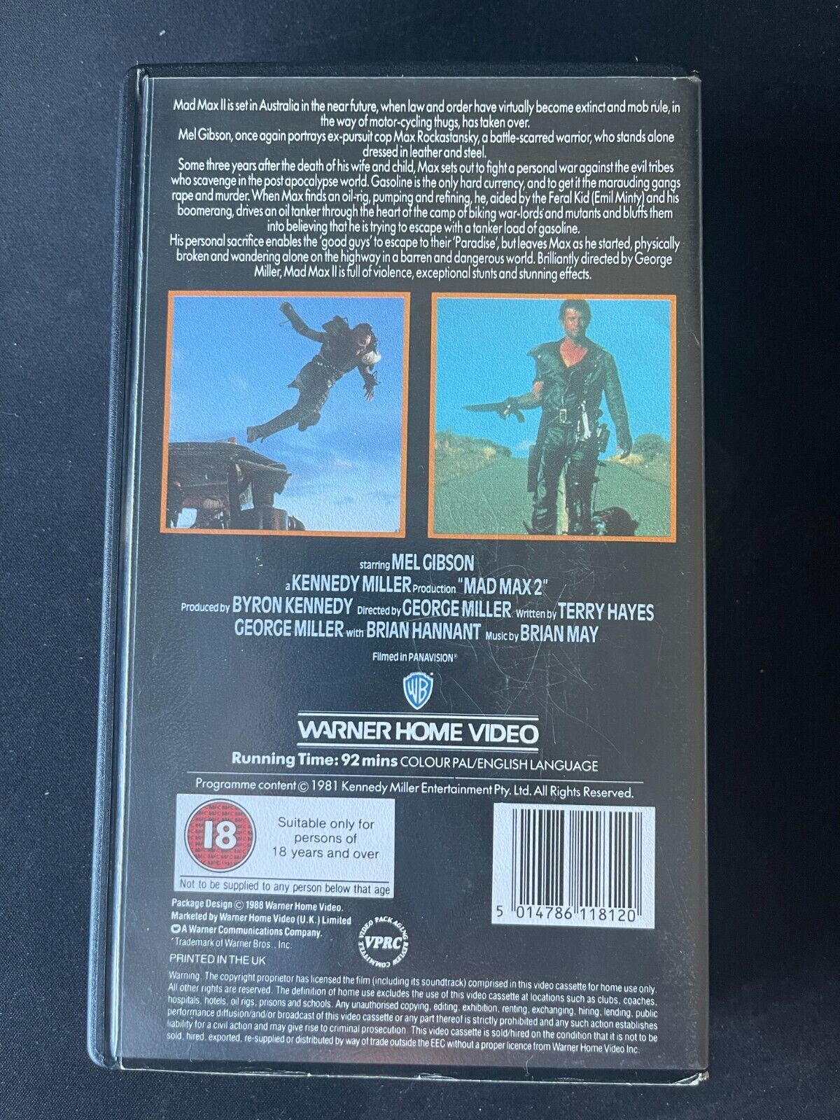 Mad Max 2 - VHS Video Tape - (1988) - Mel Gibson - Image 2
