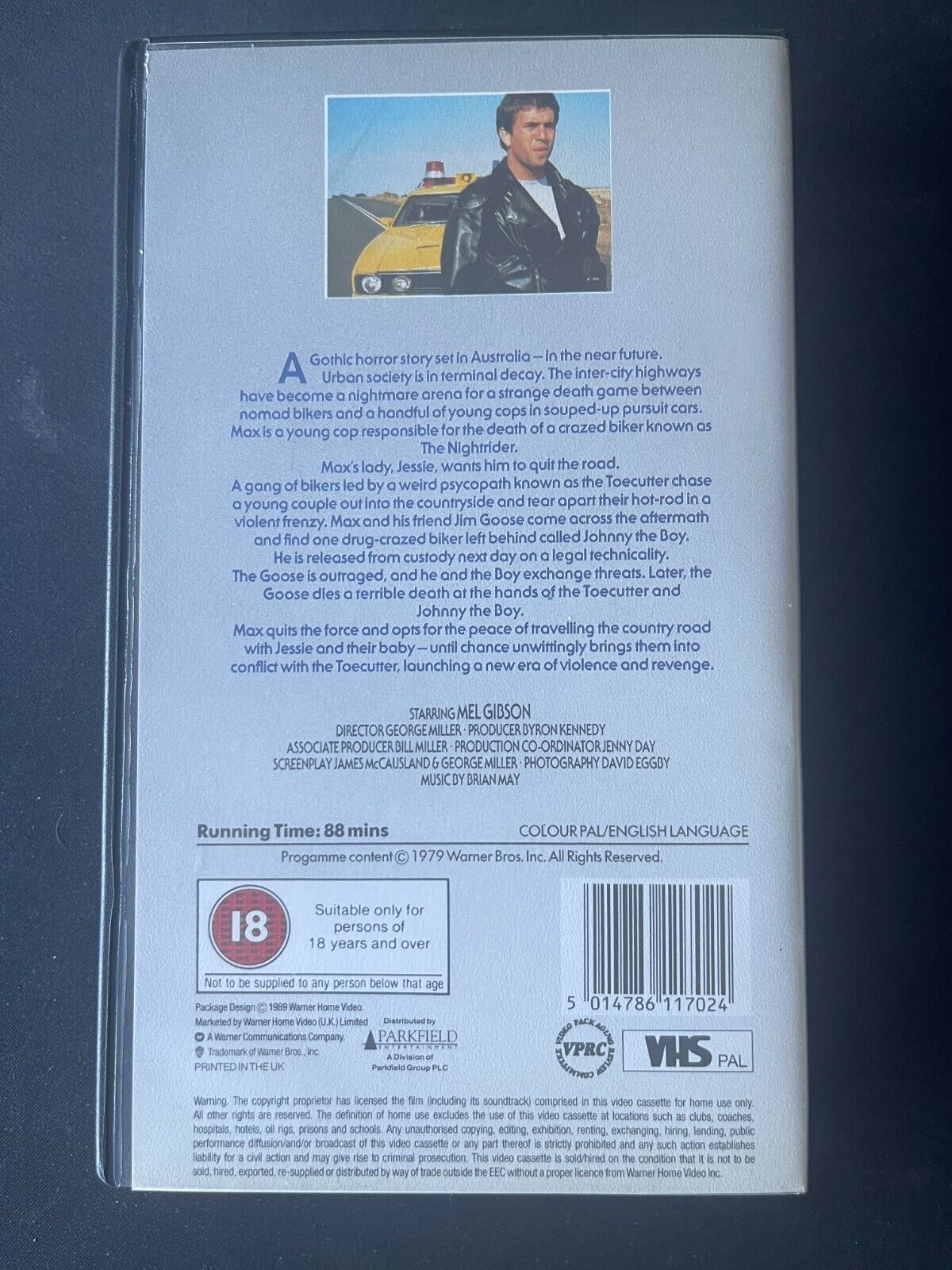Mad Max - Mel Gibson - PAL VHS Video Tape (1979) - Image 2