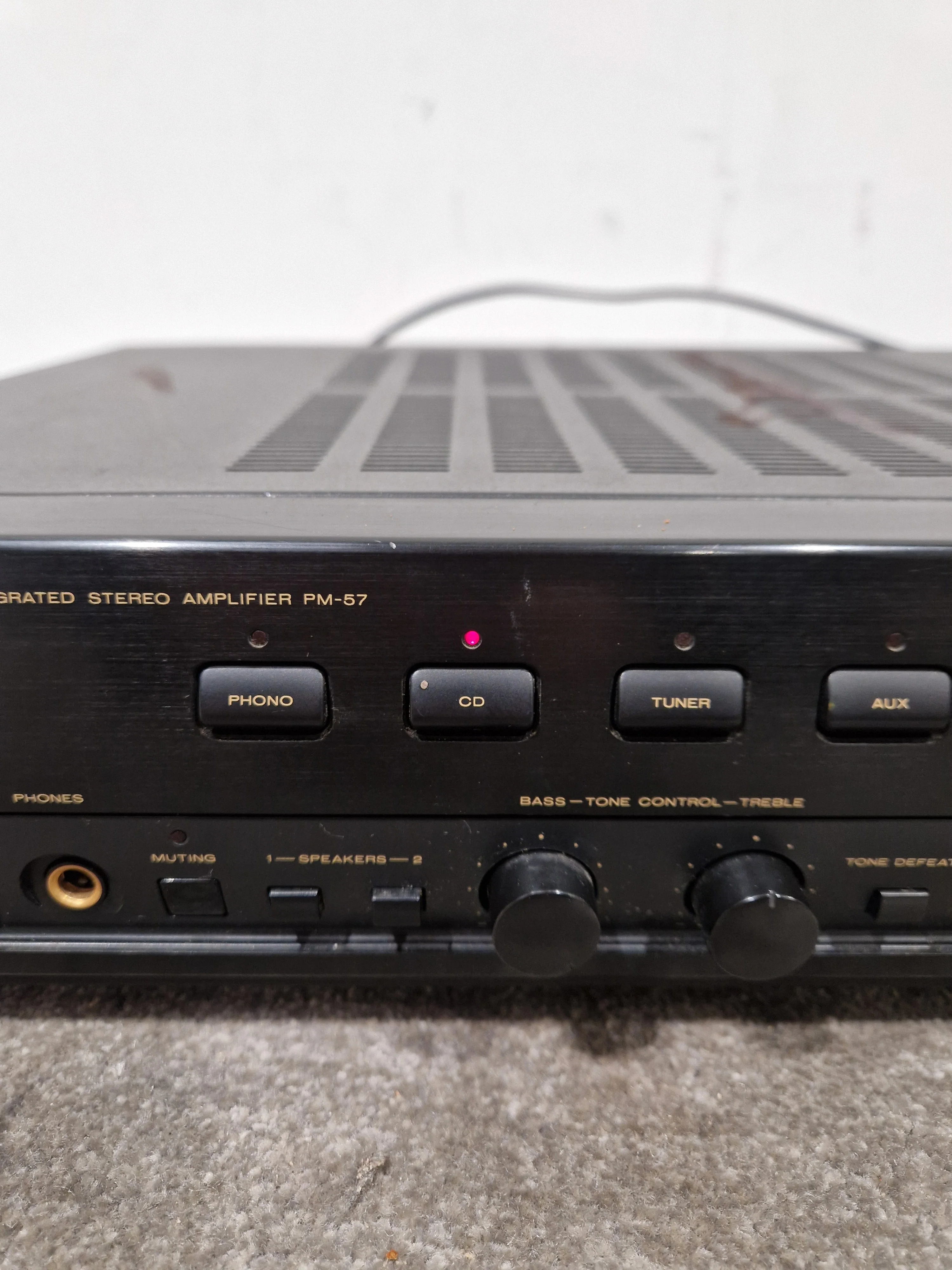 Marantz Amplifier PM- 57 - Stereo Integrated Amplifier - Good w/ Power Supply & Remote - Image 15