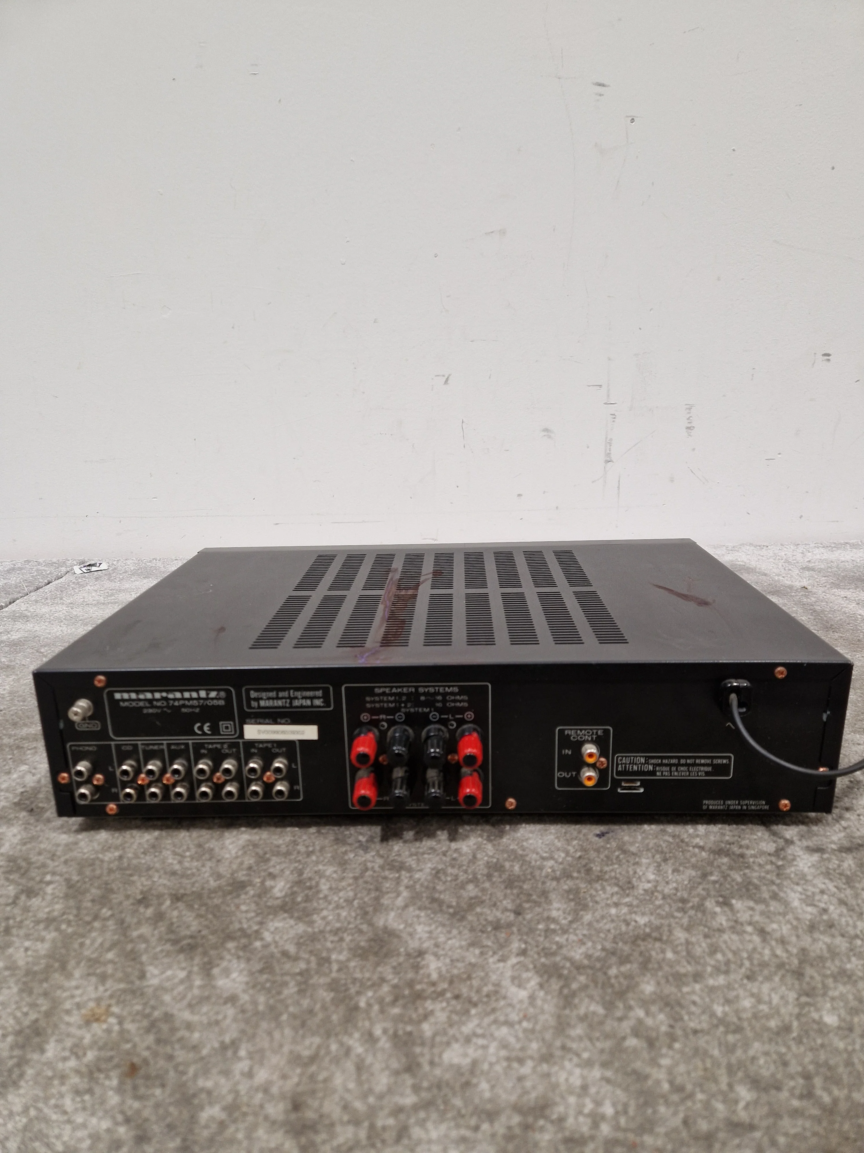 Marantz Amplifier PM- 57 - Stereo Integrated Amplifier - Good w/ Power Supply & Remote - Image 3