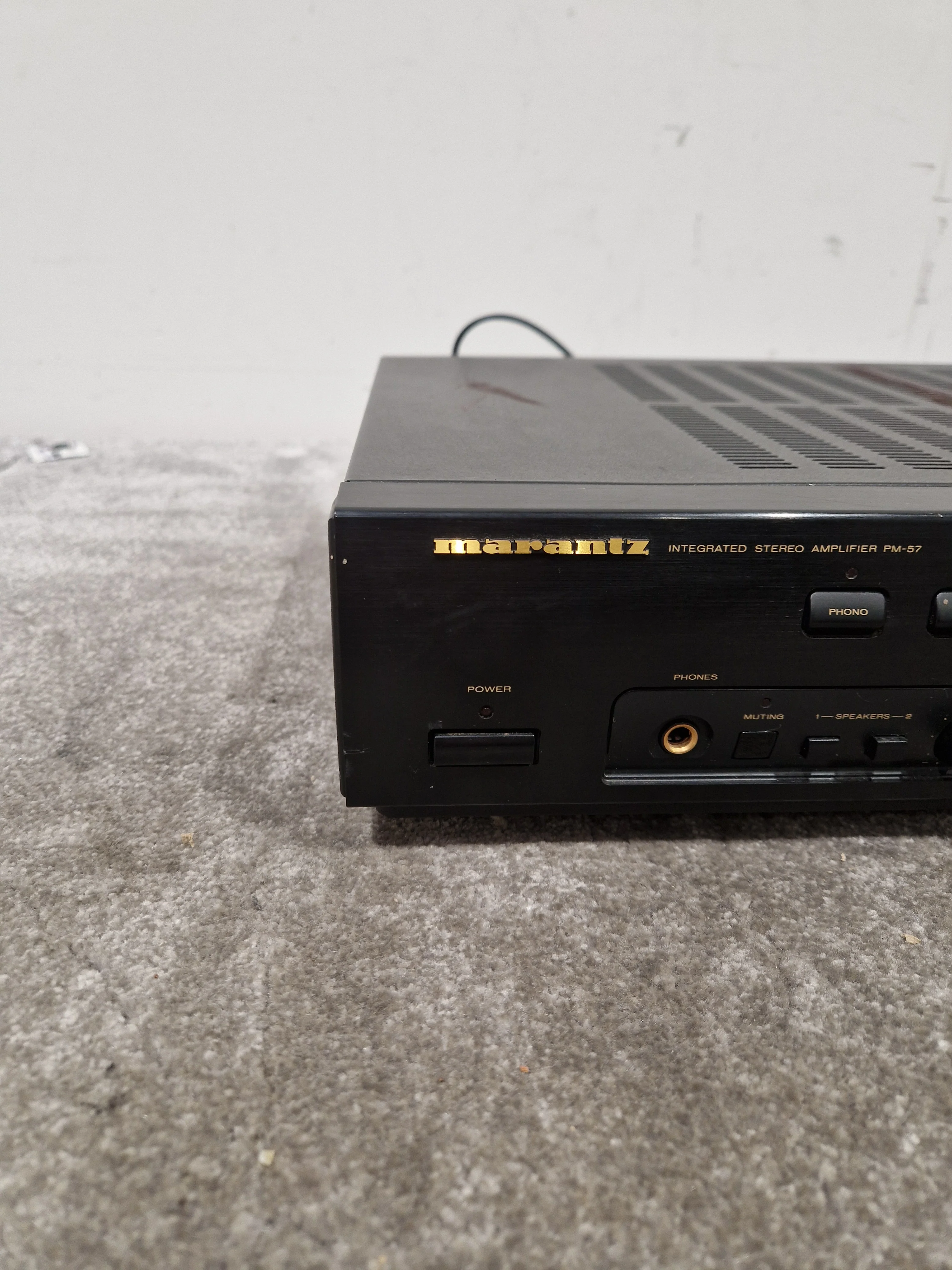 Marantz Amplifier PM- 57 - Stereo Integrated Amplifier - Good w/ Power Supply & Remote - Image 7