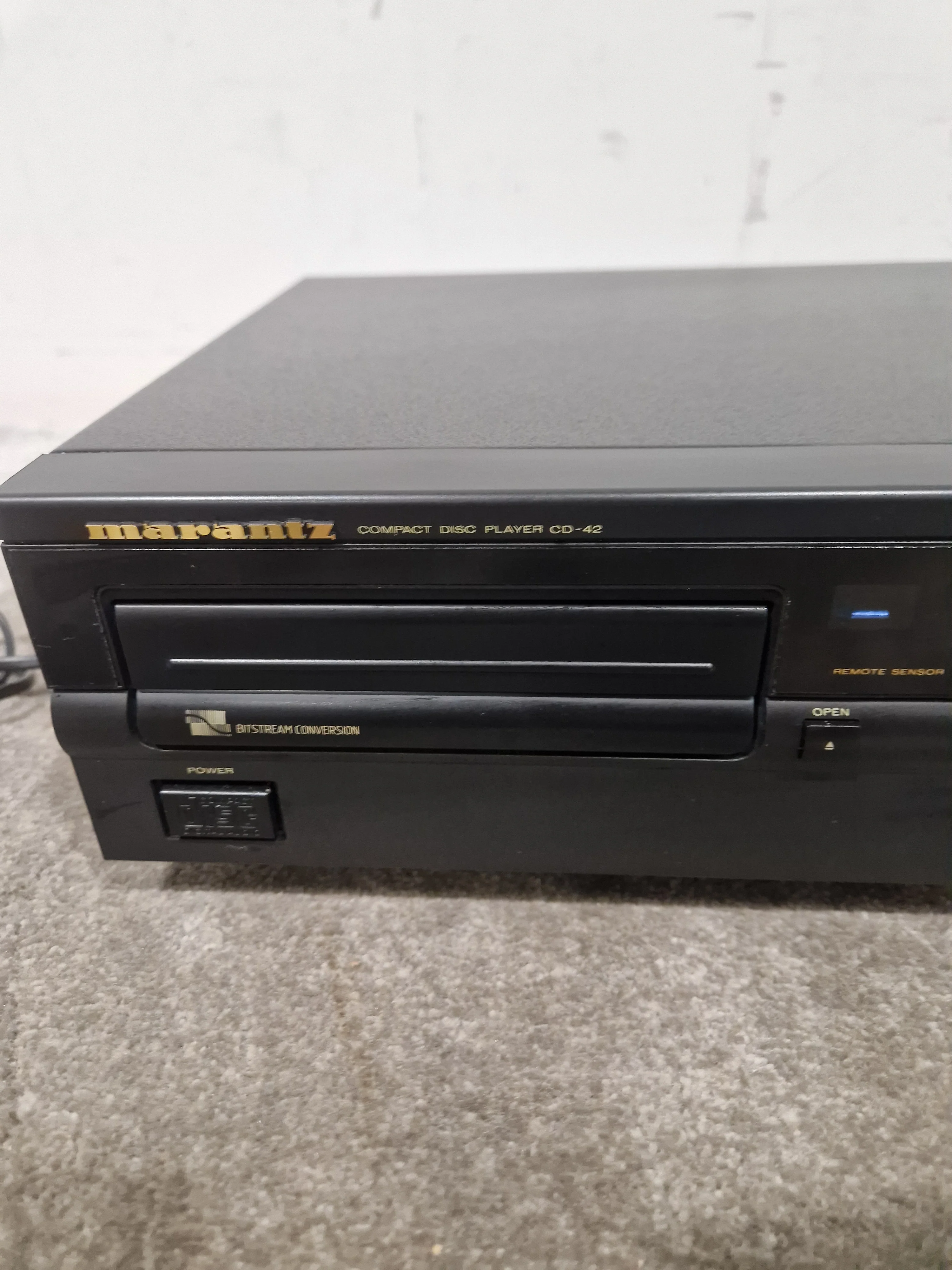 Marantz CD42 - Black - CD Player - Classic Design - Good w/ Power Cable - Image 5