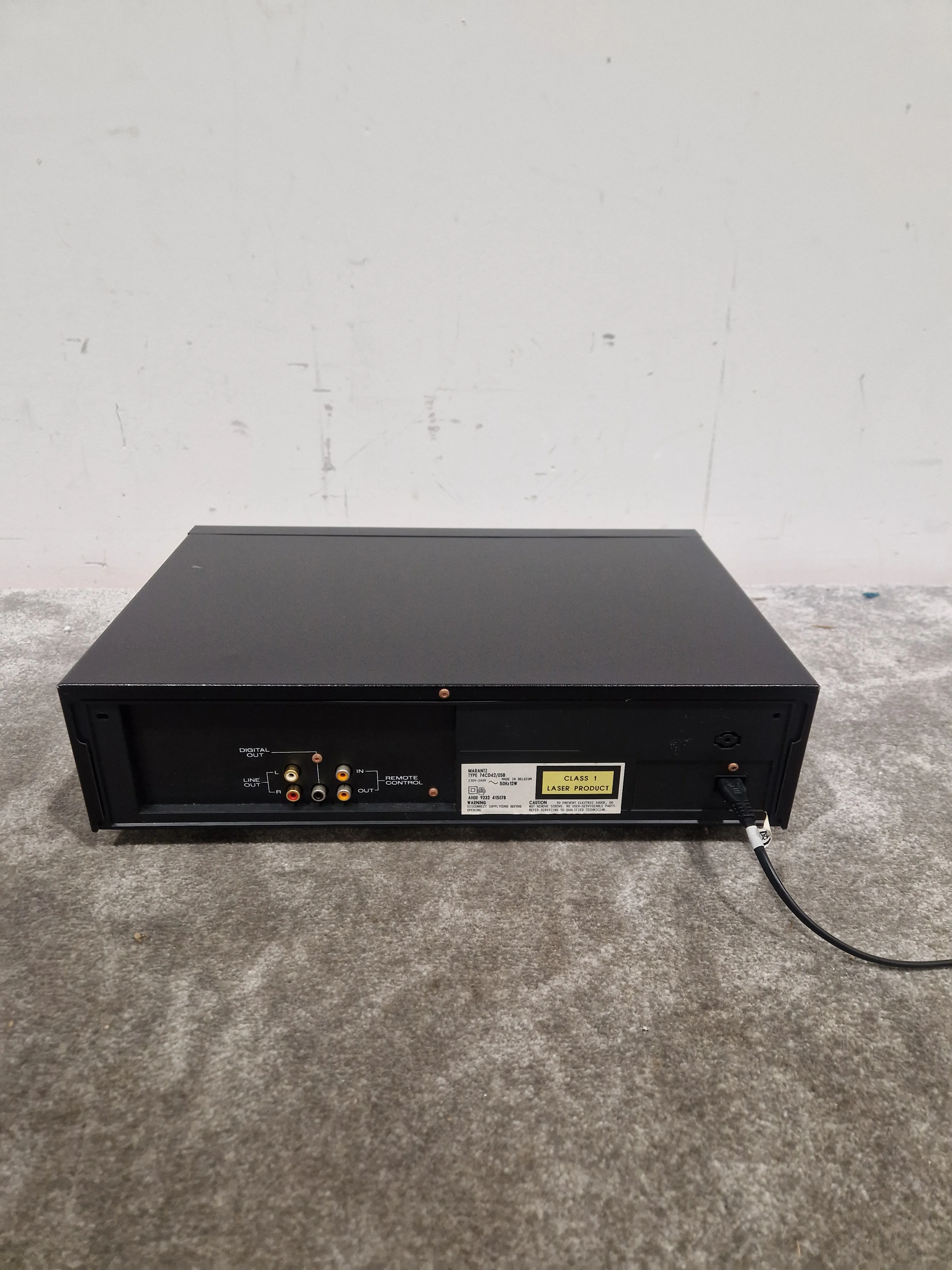 Marantz CD42 - Black - CD Player - Classic Design - Good w/ Power Cable - Image 8