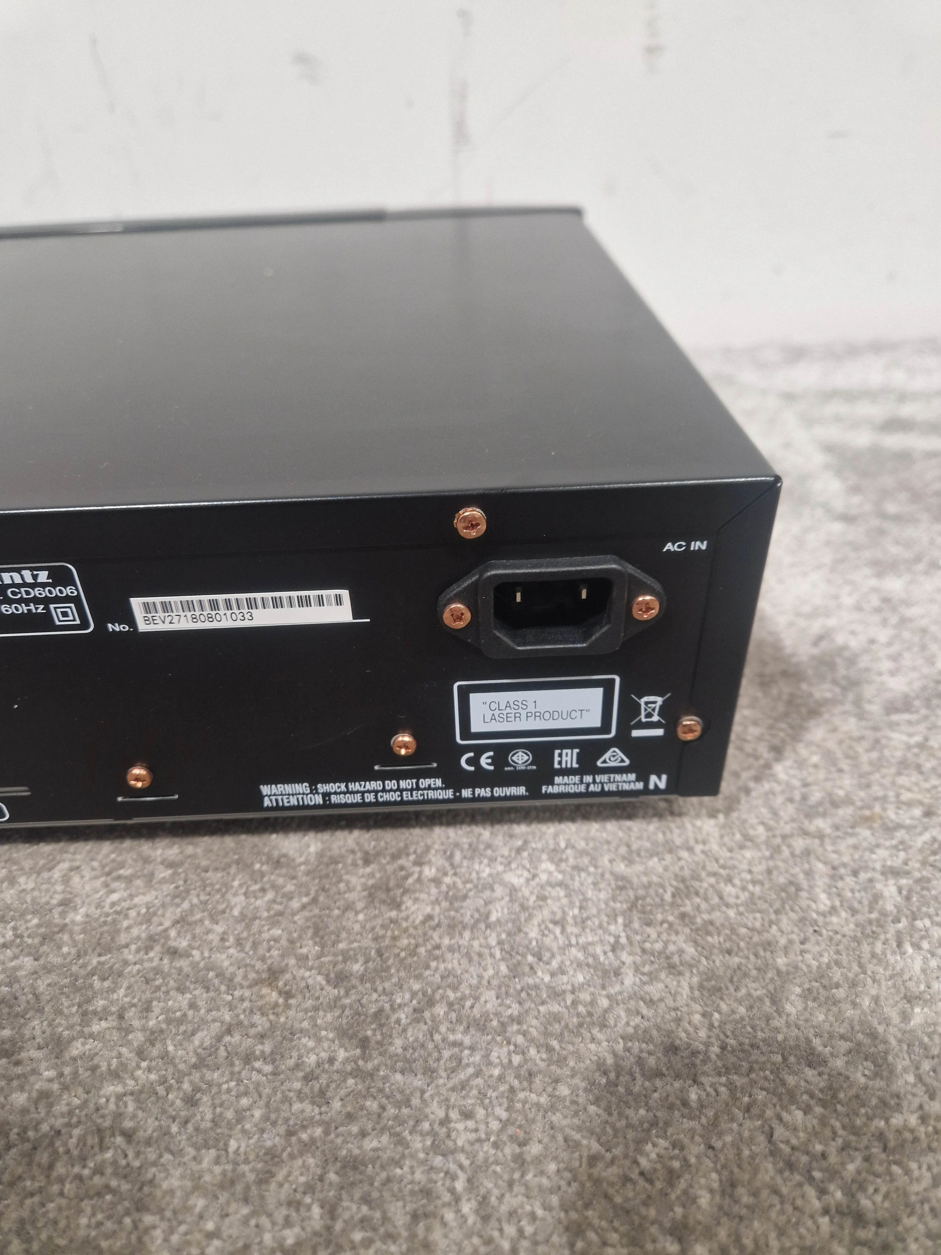 Marantz CD-6006 - Audiophile CD Player - Excellent w/ Original Box & Power Supply & Remote - Image 11