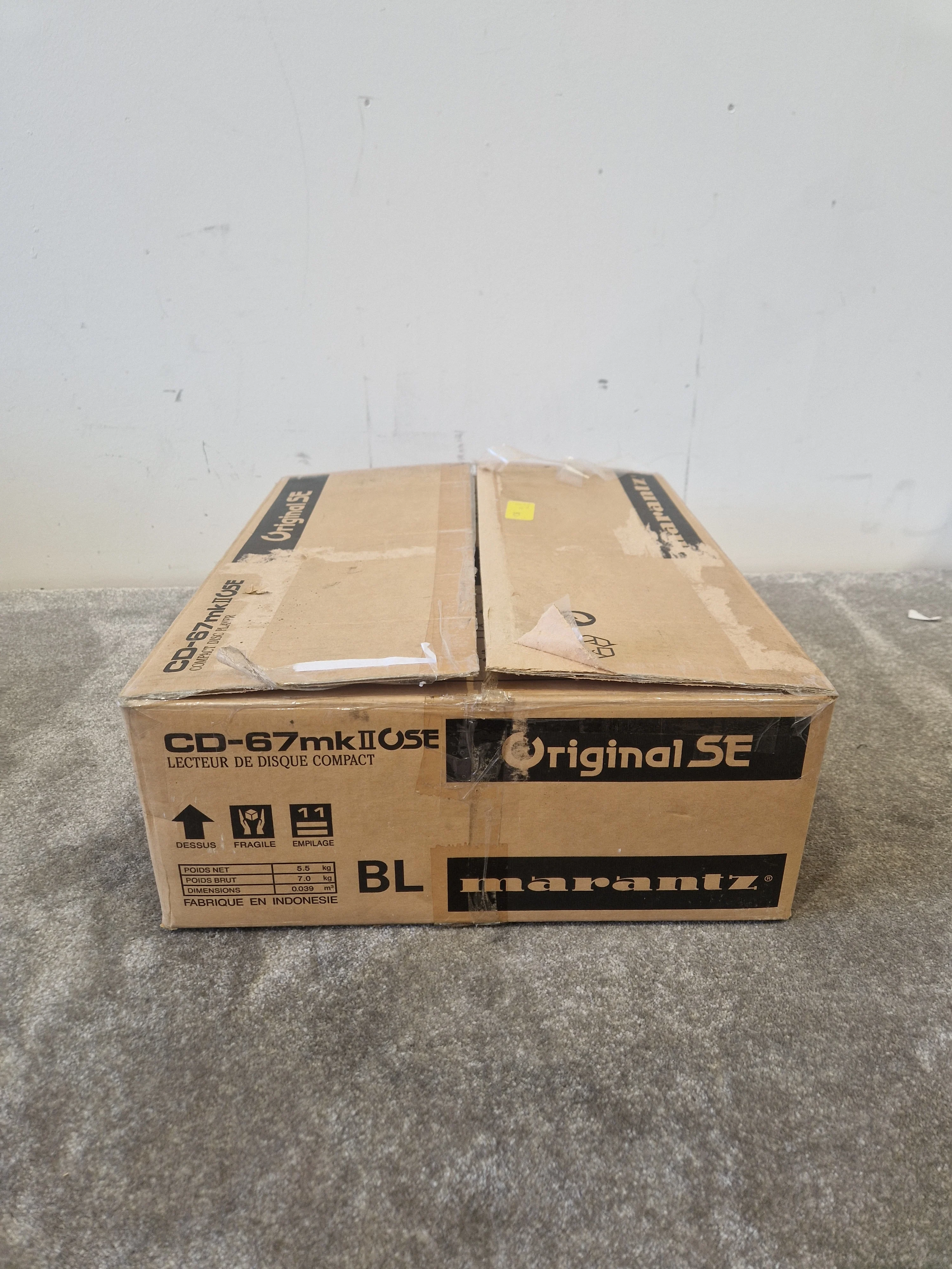 Marantz CD-67 MkII Original SE – CD Player – Excellent w/ Original Box - Image 13