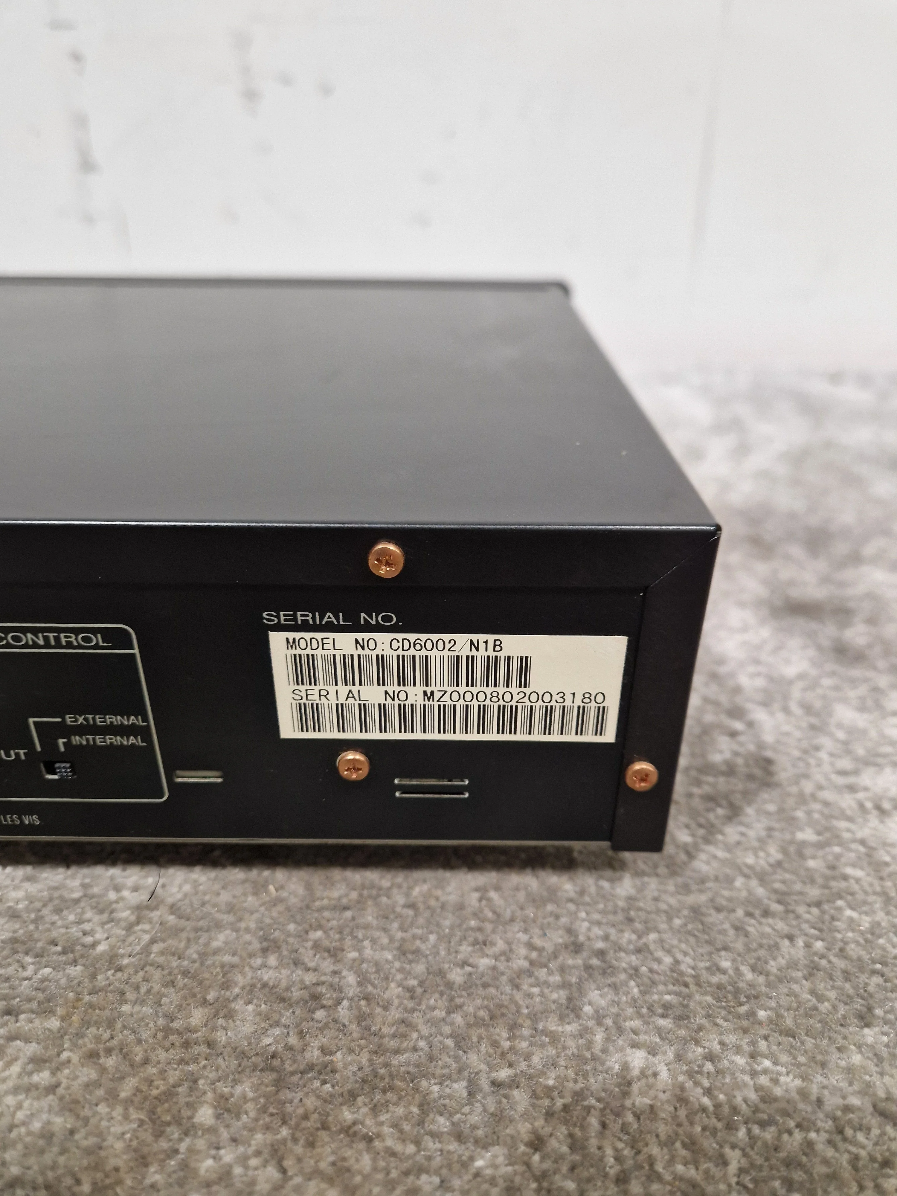 Marantz CD6002 - Black CD Player - High-Fidelity Audio - Good - Image 4