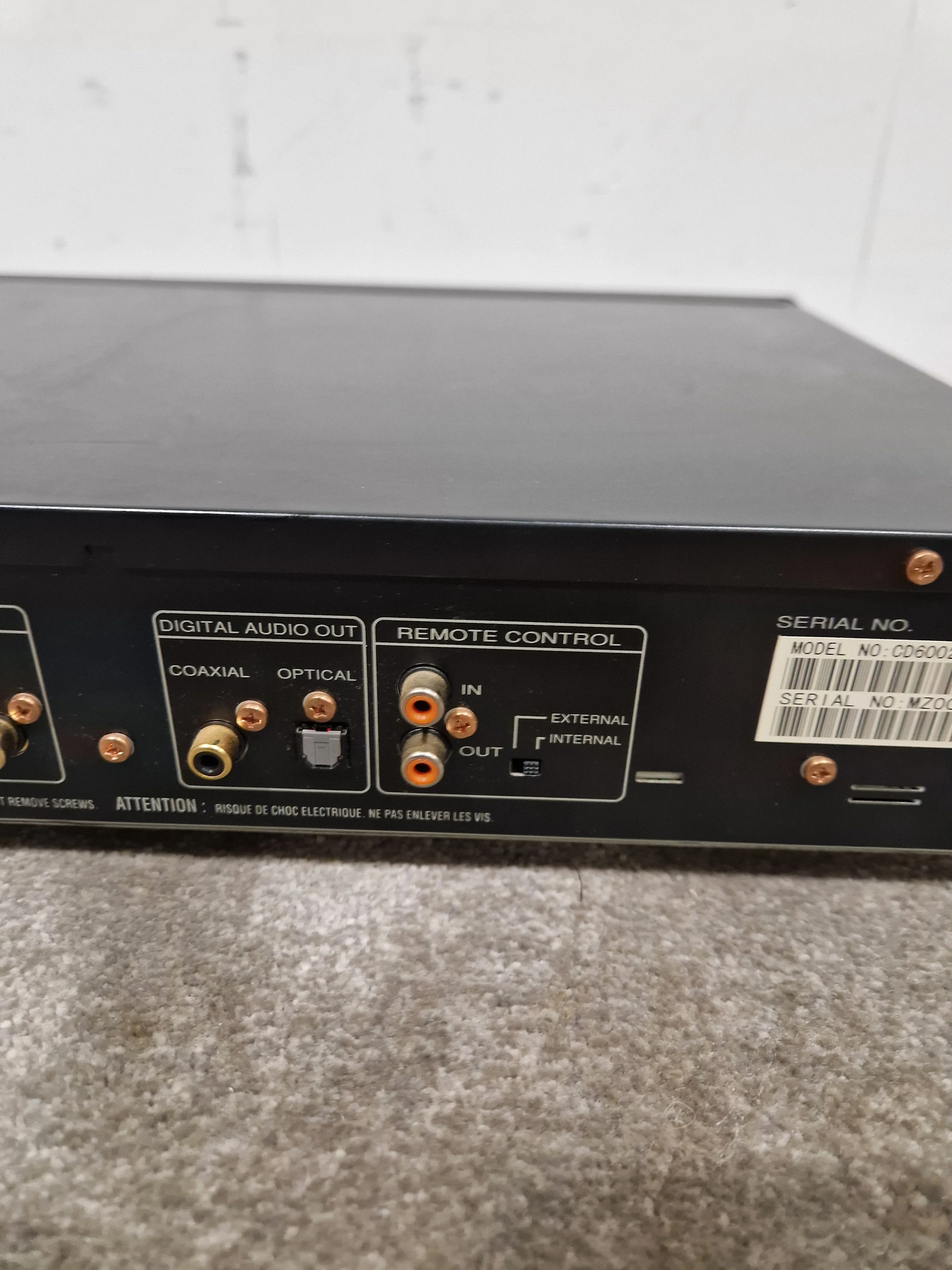 Marantz CD6002 - Black CD Player - High-Fidelity Audio - Good - Image 5