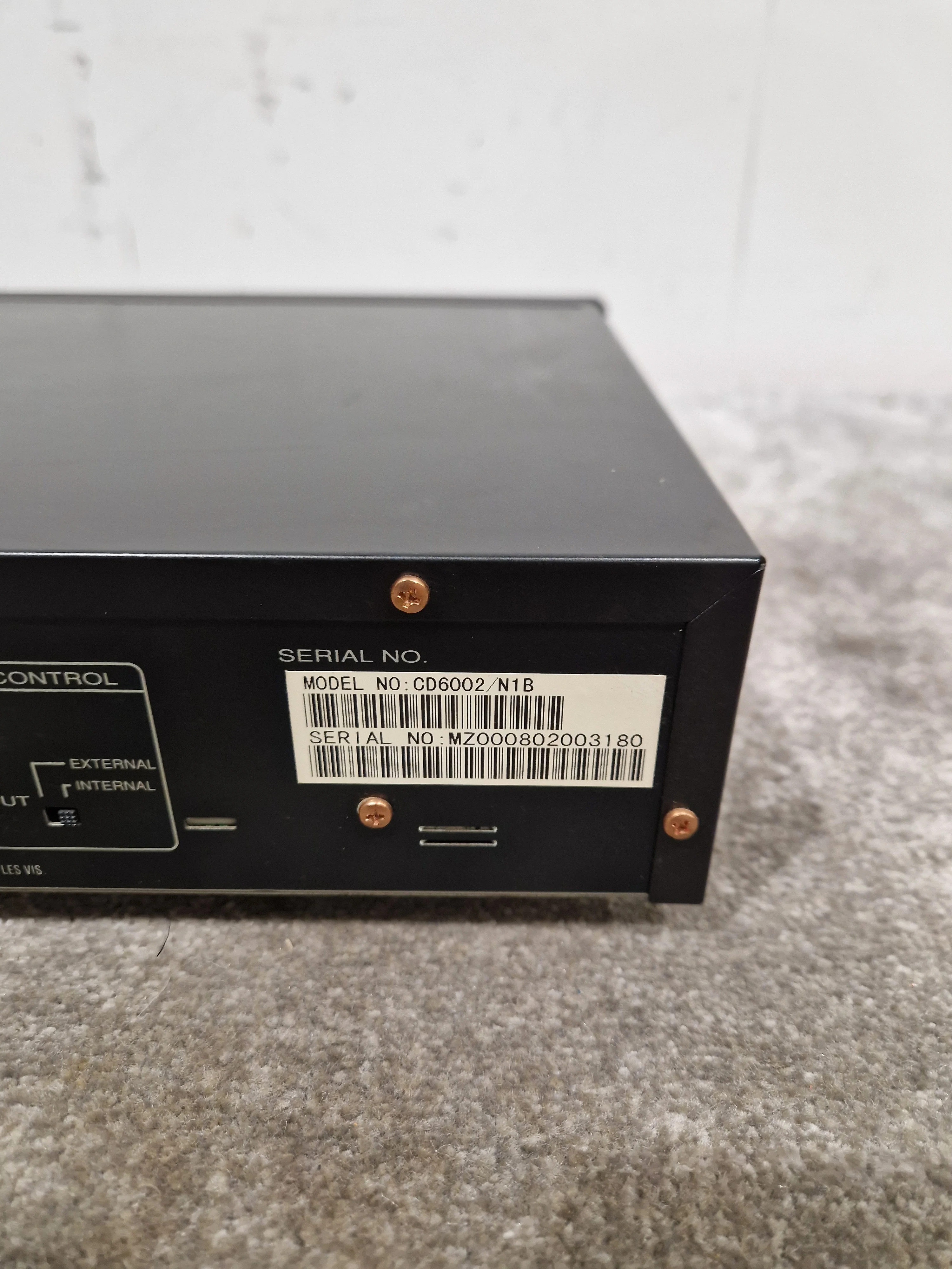 Marantz CD6002 - Black CD Player - High-Fidelity Audio - Good - Image 4