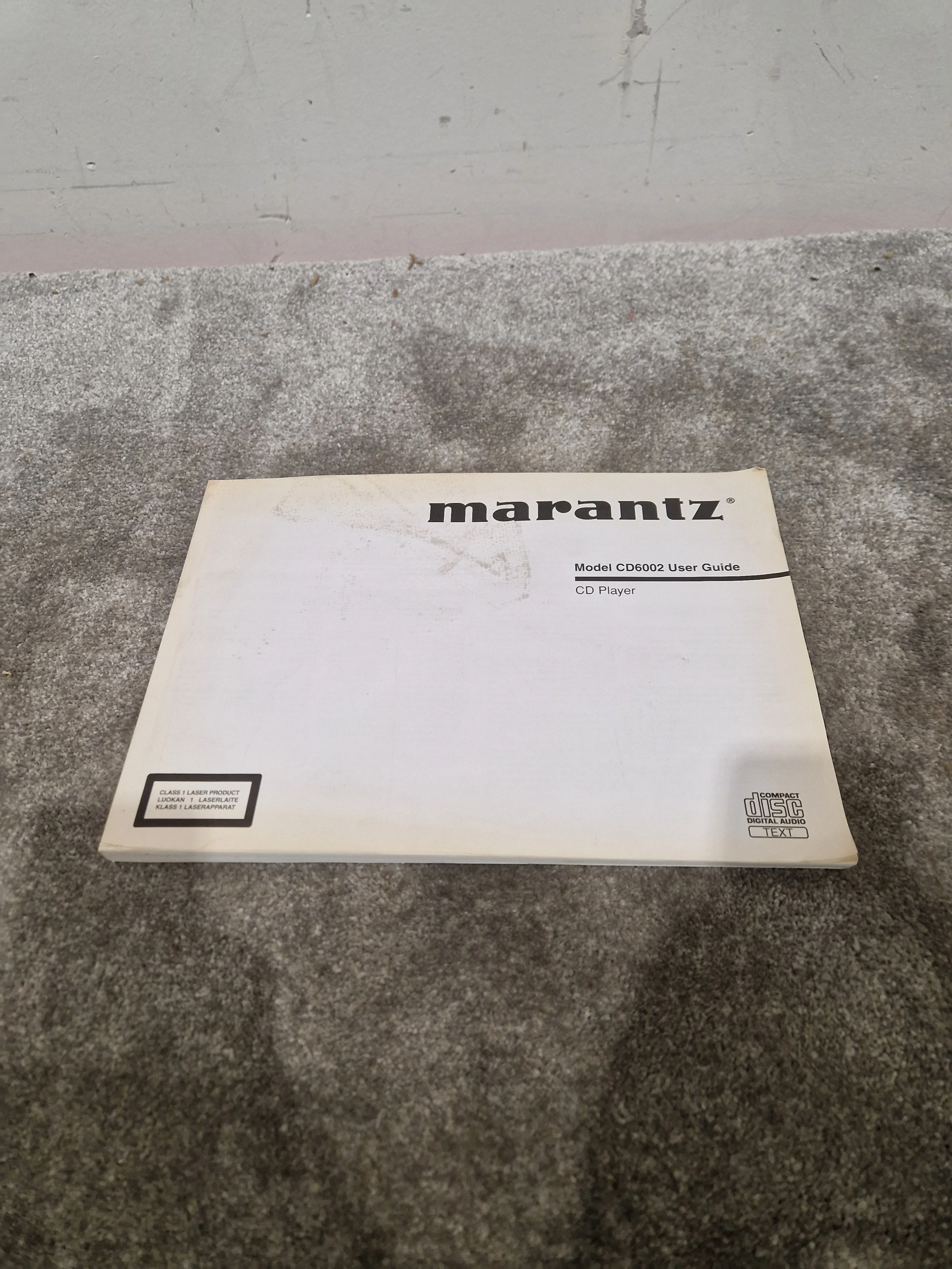 Marantz CD6002 - Black CD Player - High-Fidelity Audio - Good - Image 9