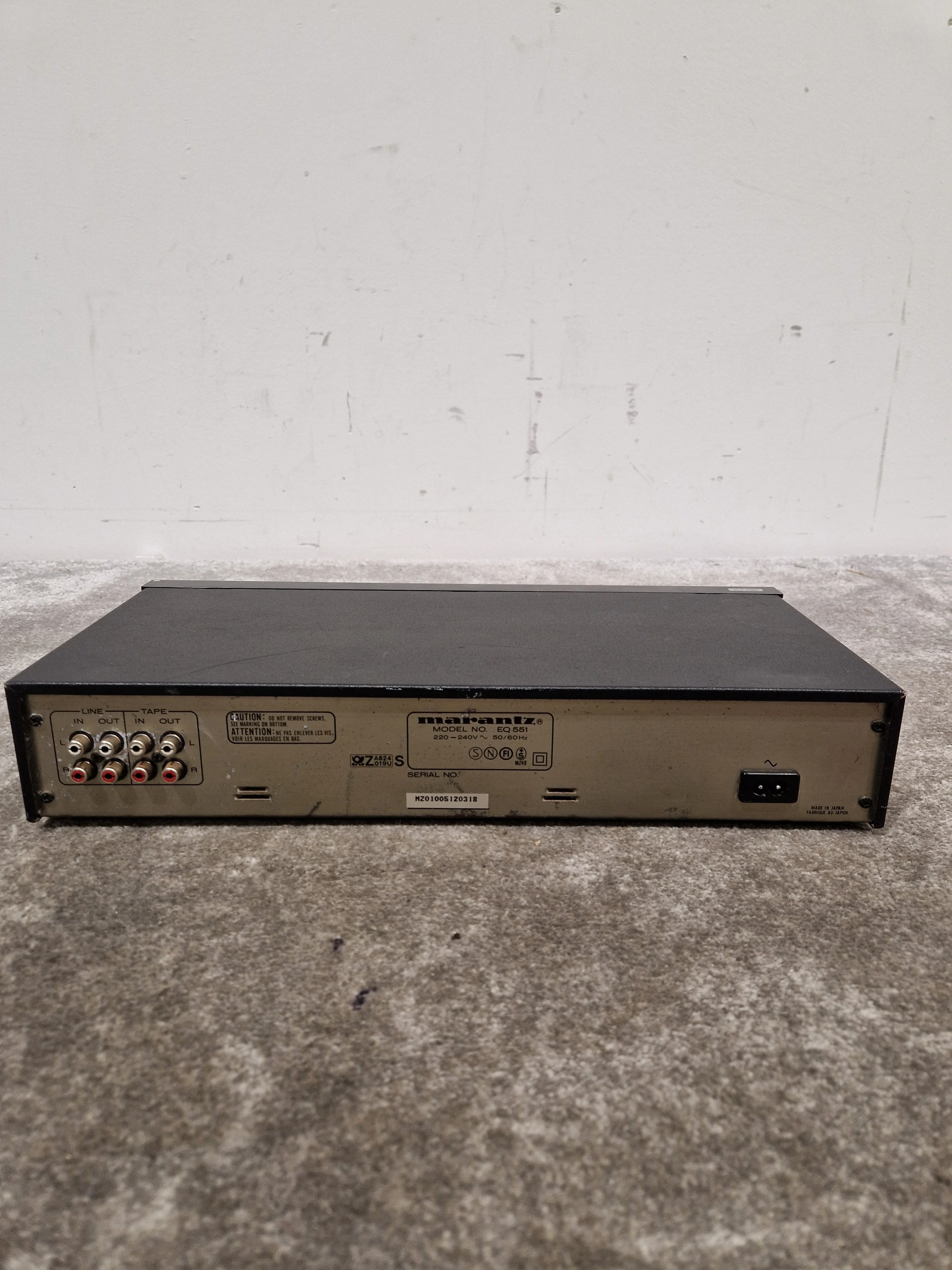 Marantz EQ551 Equalizer - 10-Band Graphic EQ - Very Good w/ Power Supply - Image 11