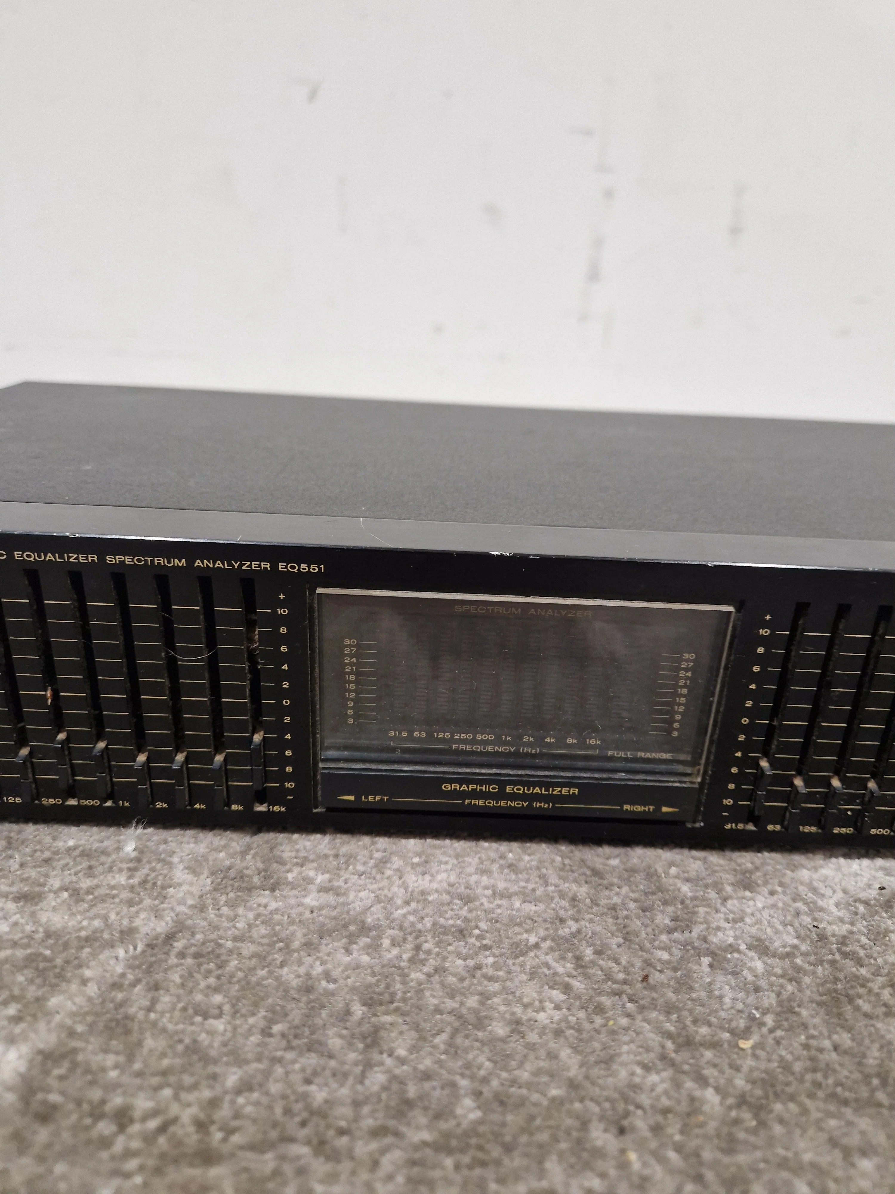 Marantz EQ551 Equalizer - 10-Band Graphic EQ - Very Good w/ Power Supply - Image 3
