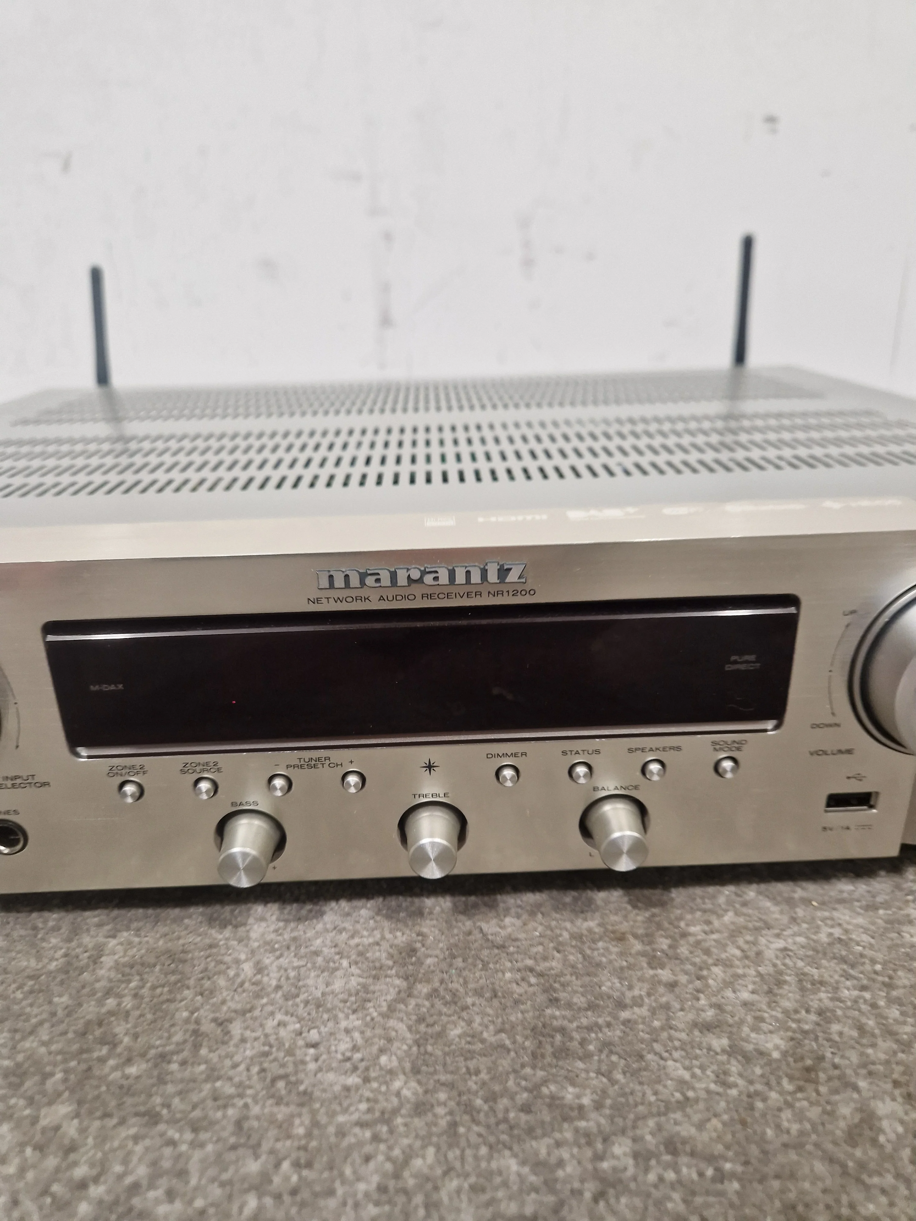 Marantz NR1200 - Network Stereo Receiver - Silver – Network Stereo Receiver - Excellent w/ Original Box & Remote - Image 2