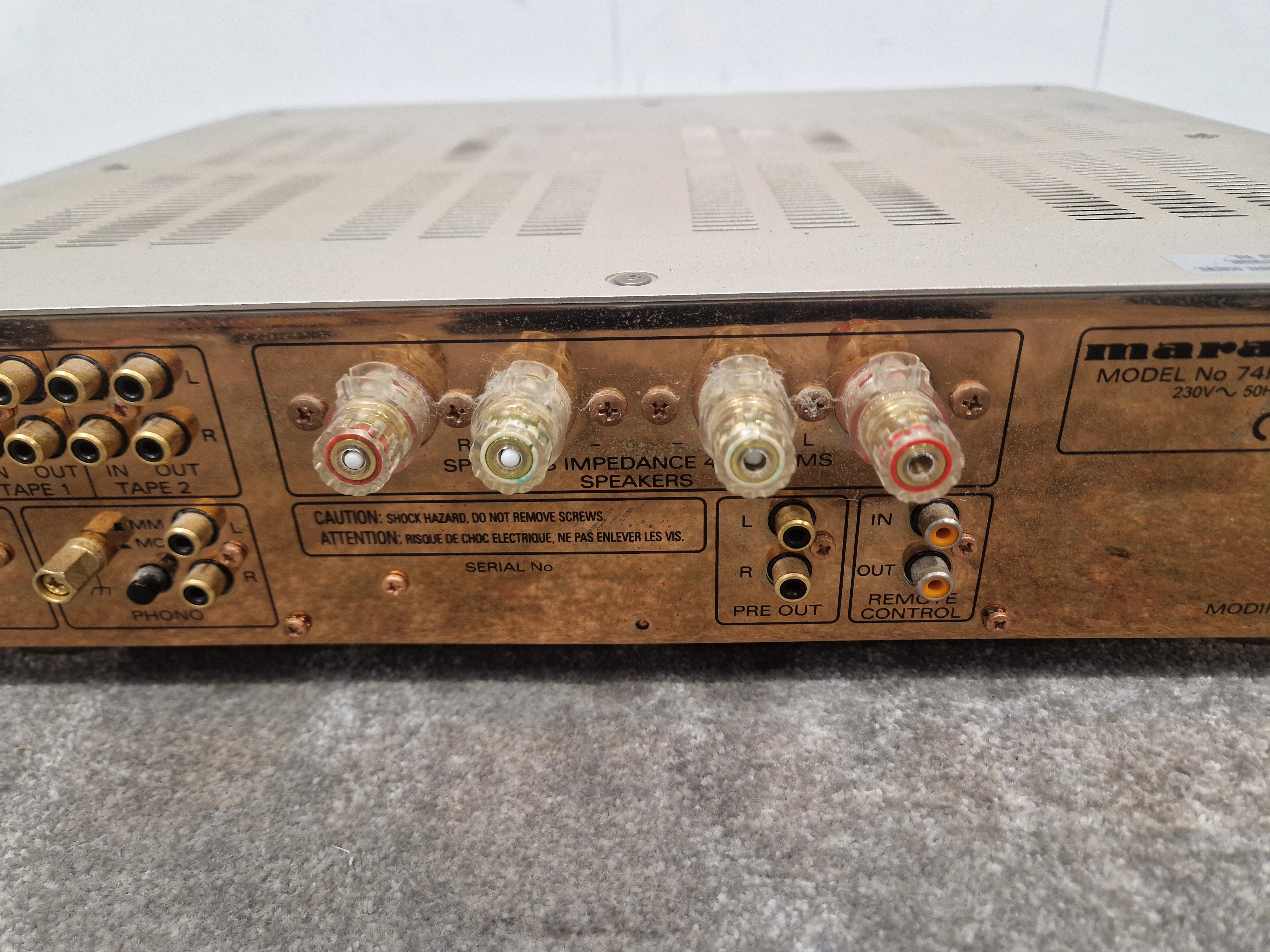 Marantz PM-17 KI Signature Integrated Amplifier Vintage Audio Unit - High Fidelity Sound - Fair - Image 10