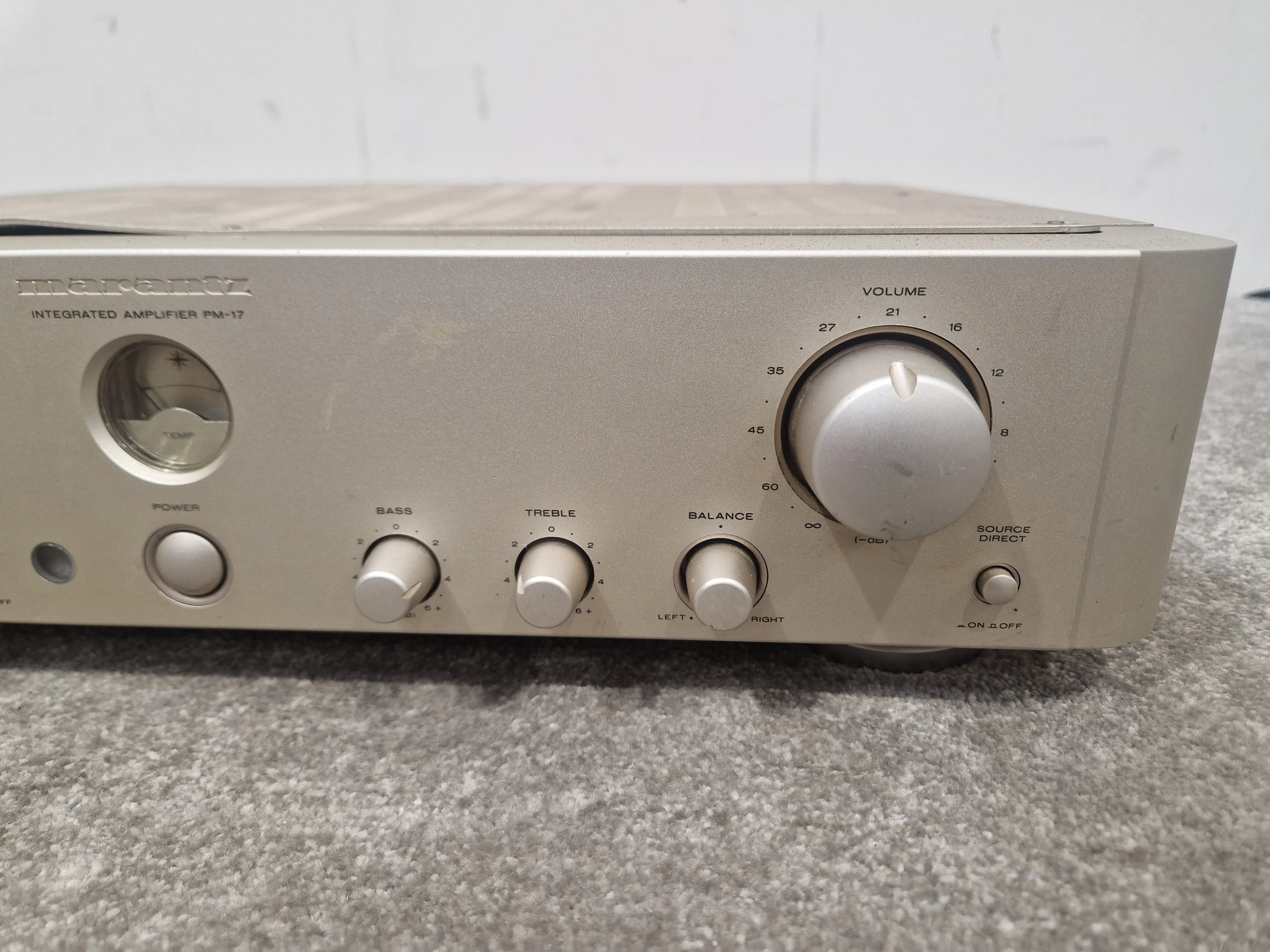 Marantz PM-17 KI Signature Integrated Amplifier Vintage Audio Unit - High Fidelity Sound - Fair - Image 7