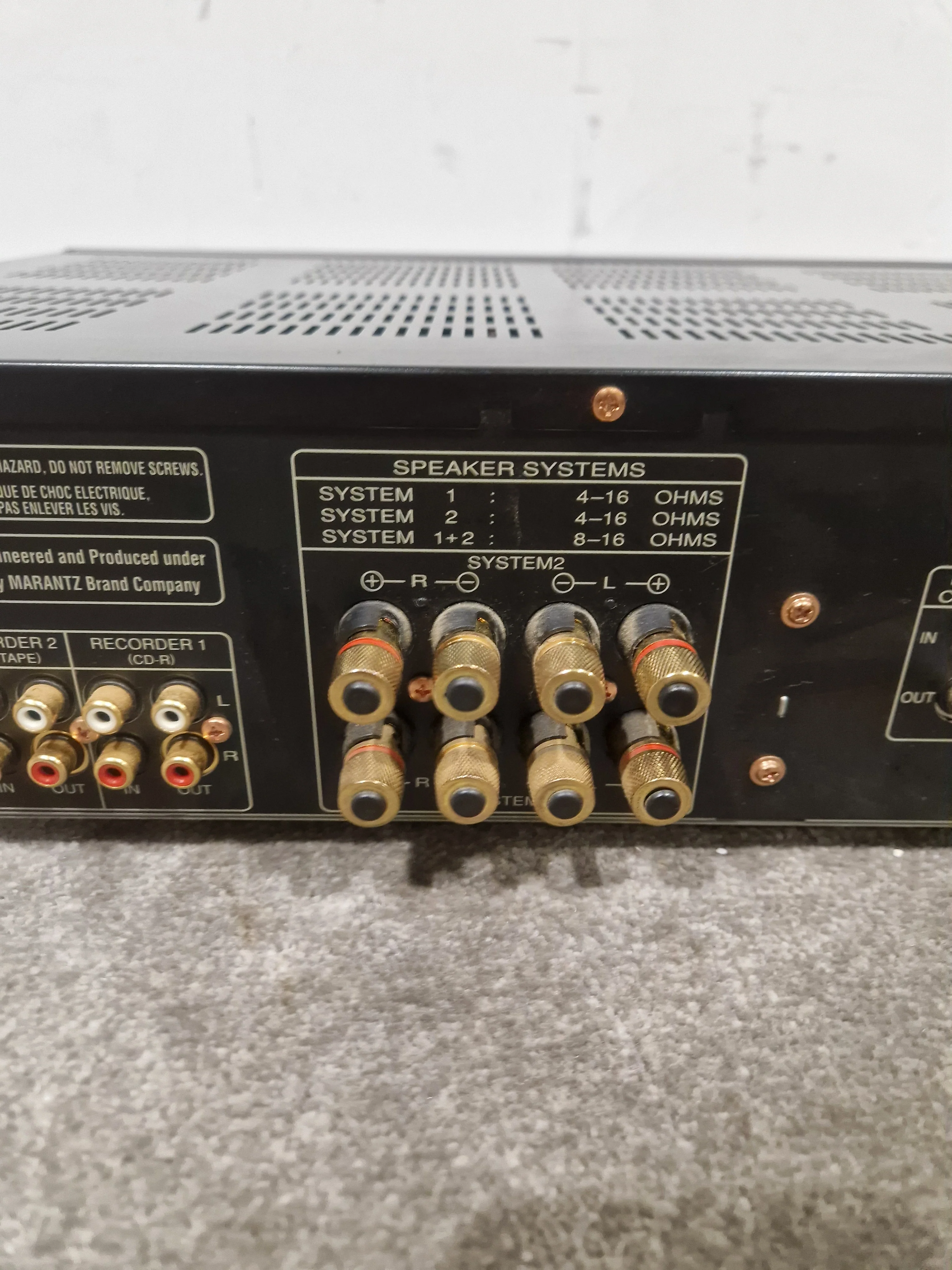 Marantz PM6002 - Integrated Amplifier - Black - Good w/ remote - Image 12