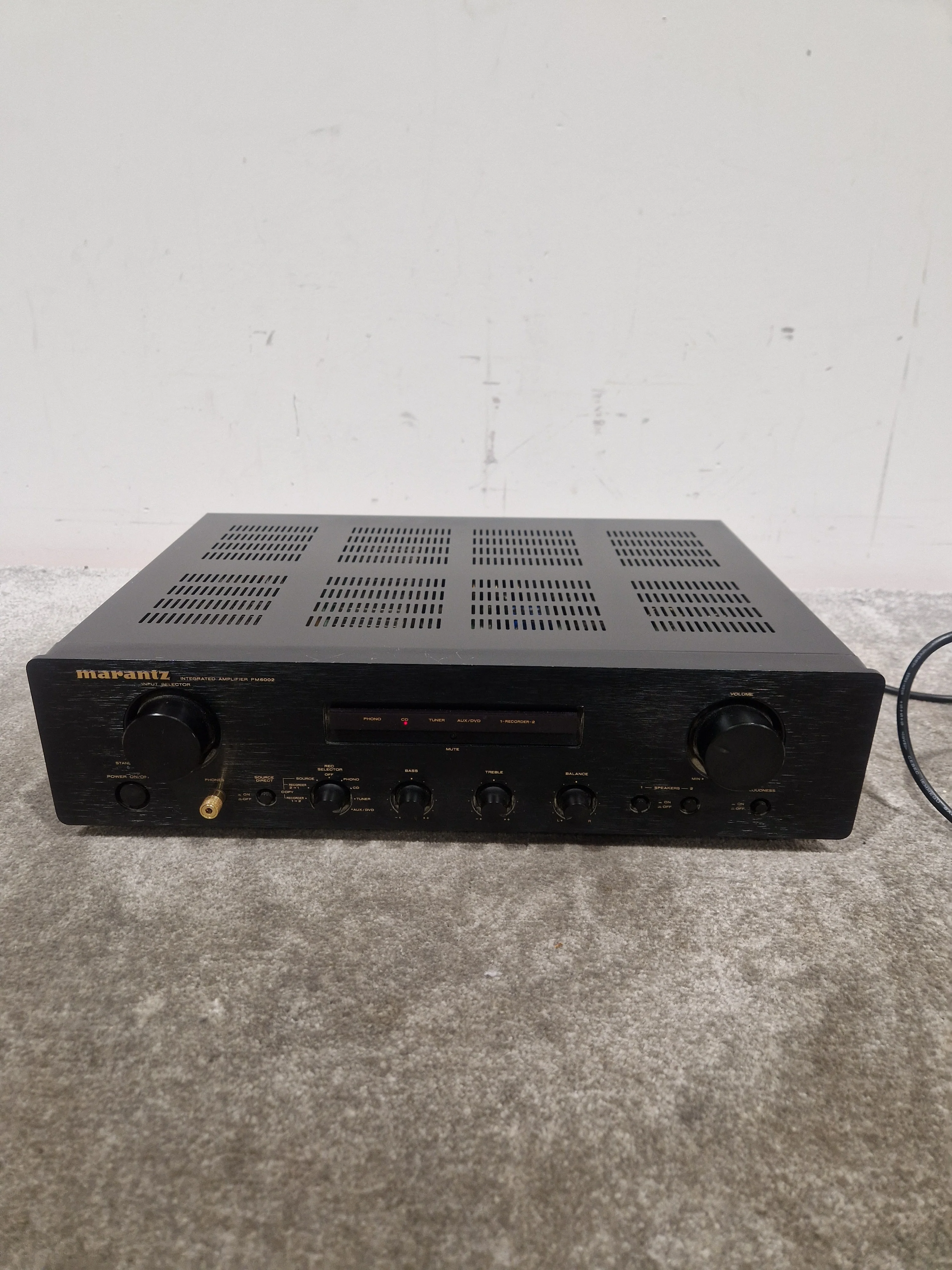 Marantz PM6002 - Integrated Amplifier - Black - Good w/ remote - Image 13