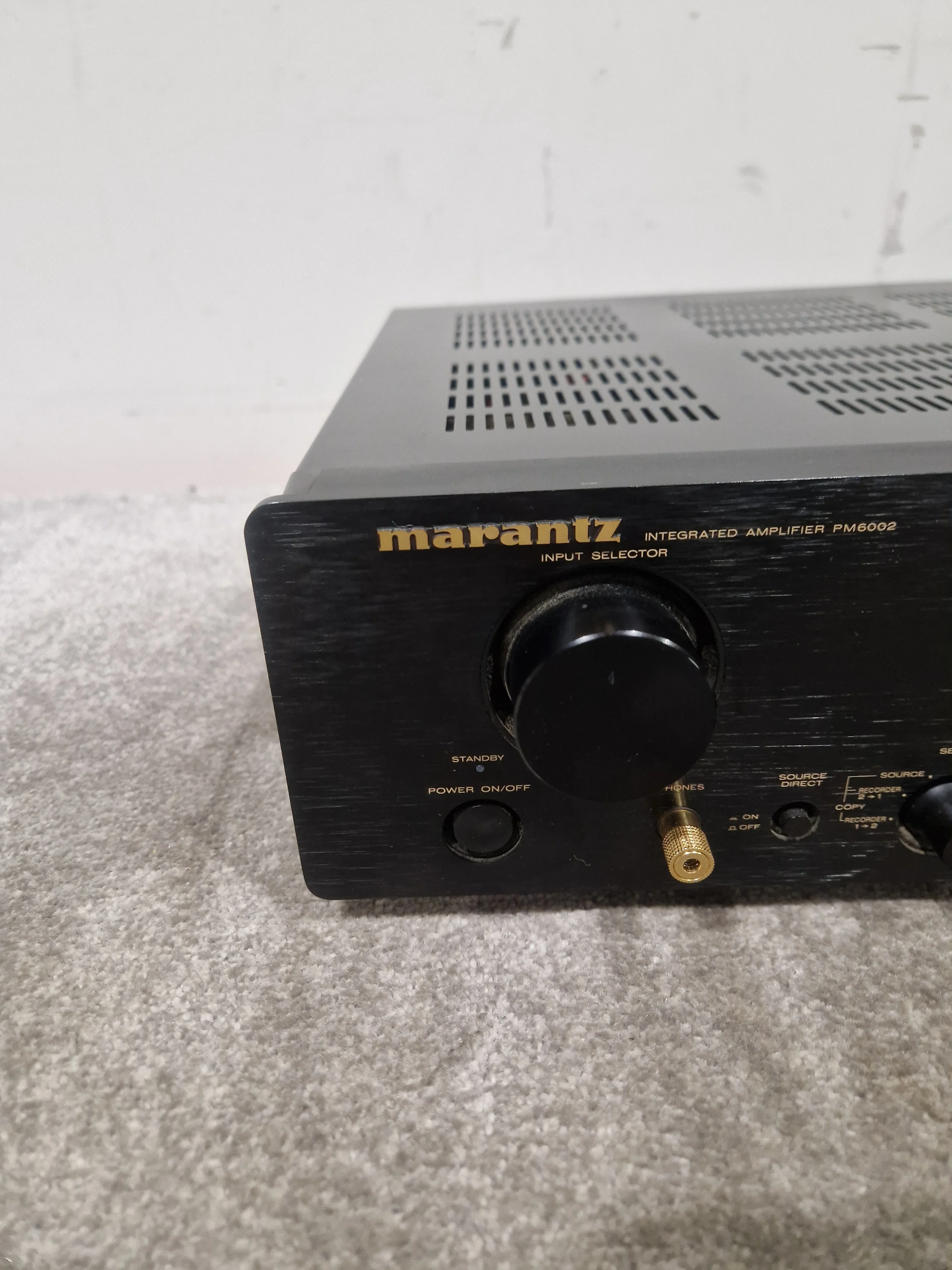 Marantz PM6002 - Integrated Amplifier - Black - Good w/ remote - Image 5