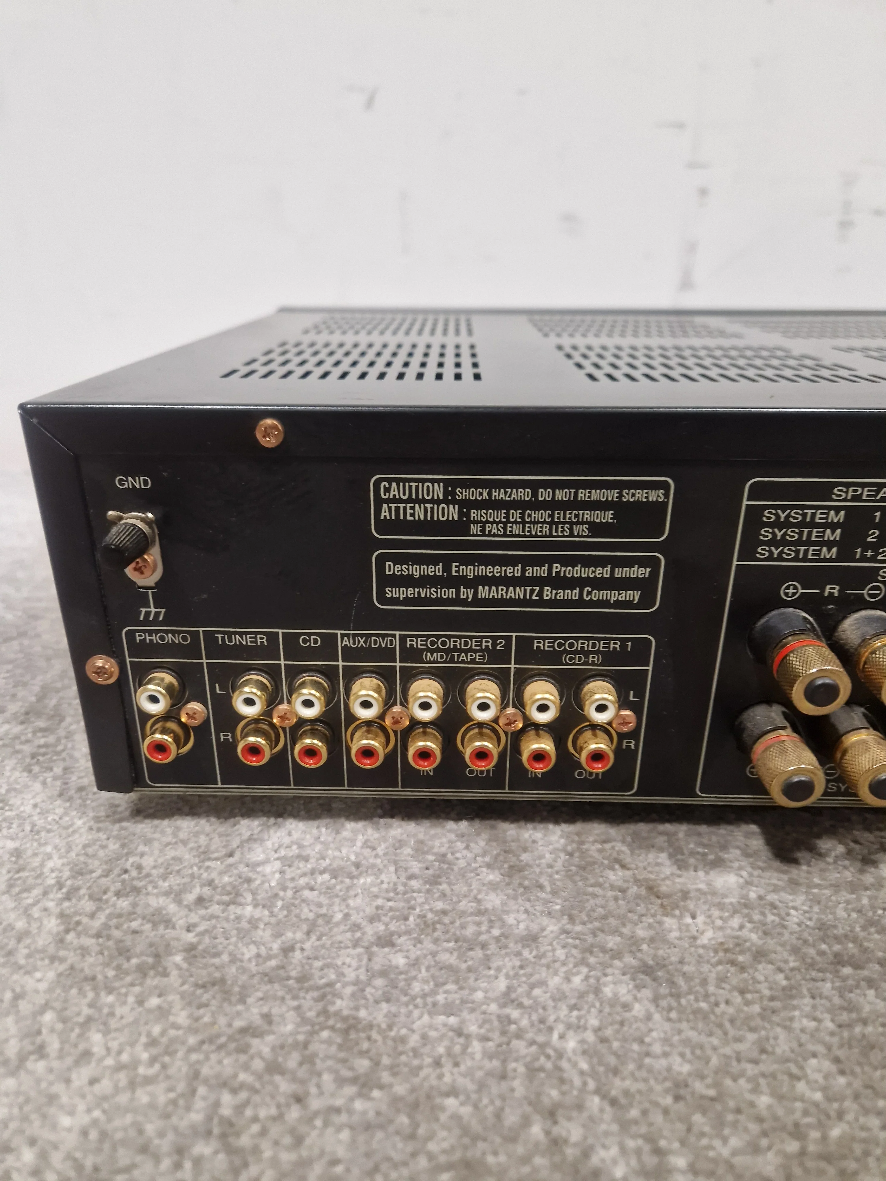 Marantz PM6002 - Integrated Amplifier - Black - Good w/ remote - Image 7