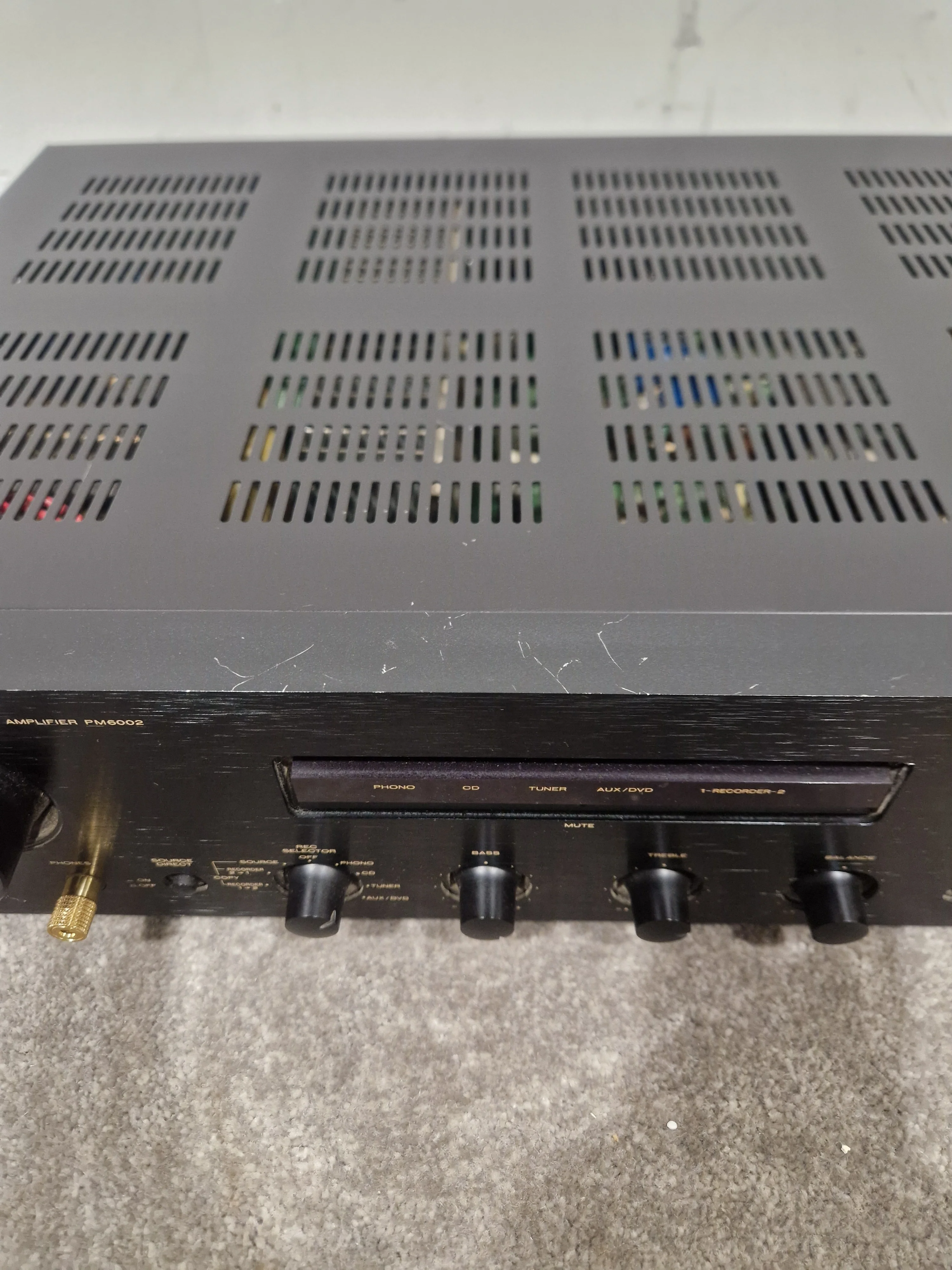 Marantz PM6002 - Integrated Amplifier - Black - Good w/ remote - Image 9