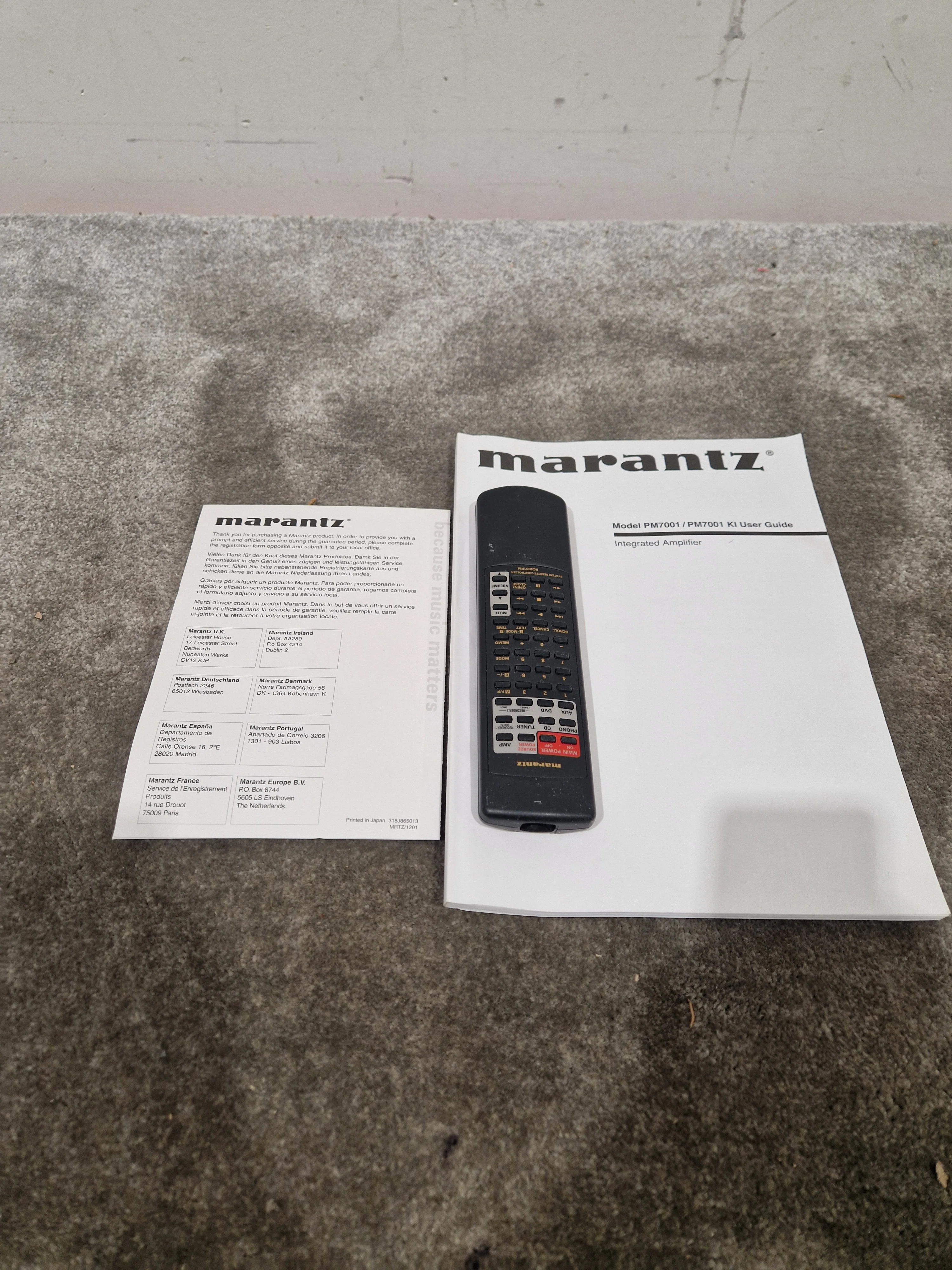 Marantz PM7001 - Integrated Amplifier - Silver - Excellent w/ Manuals & Remote - Image 13