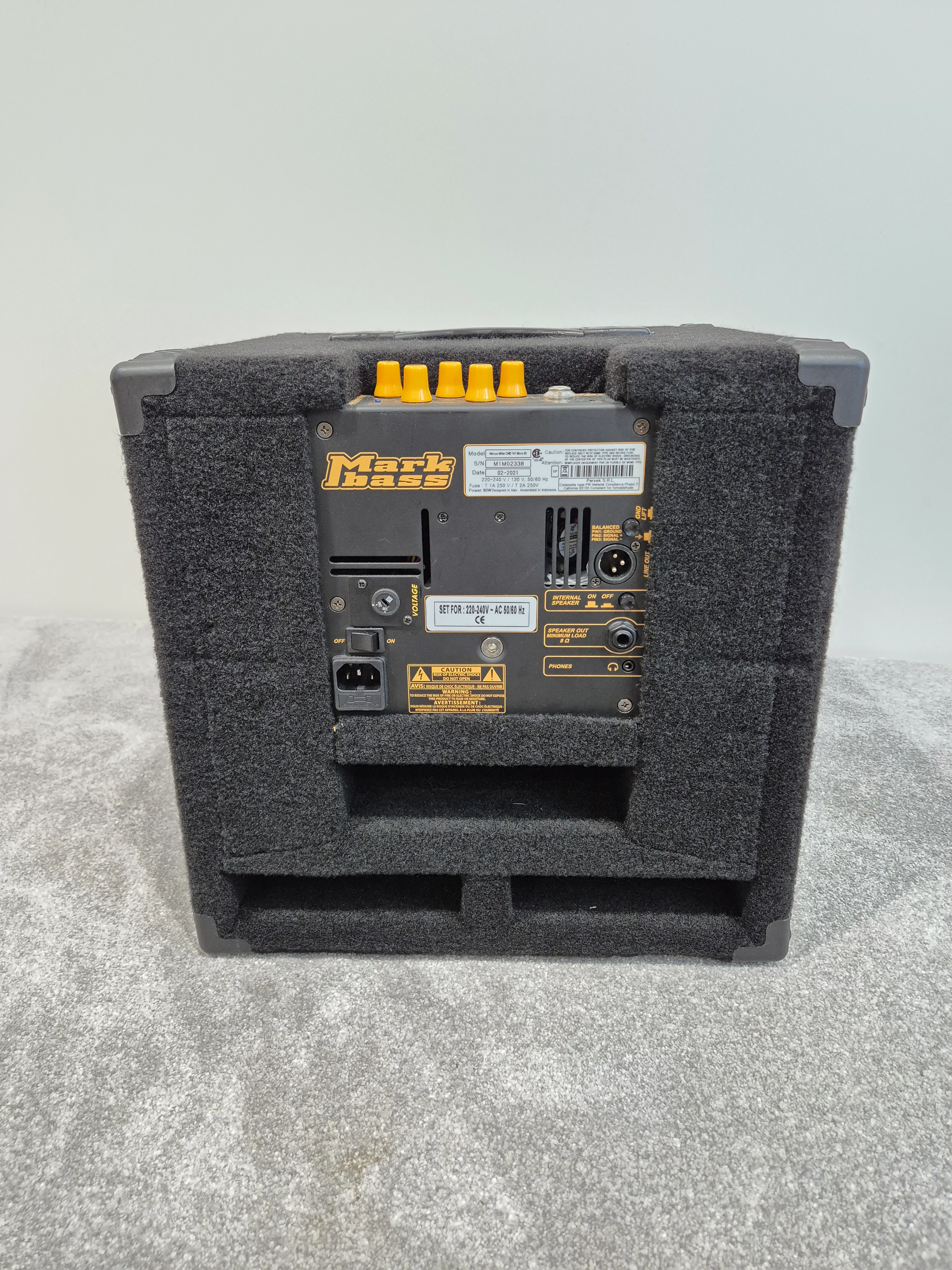 Markbass CMD Micro 60 - Compact and Lightweight Combo Bass Amplifier - Image 4