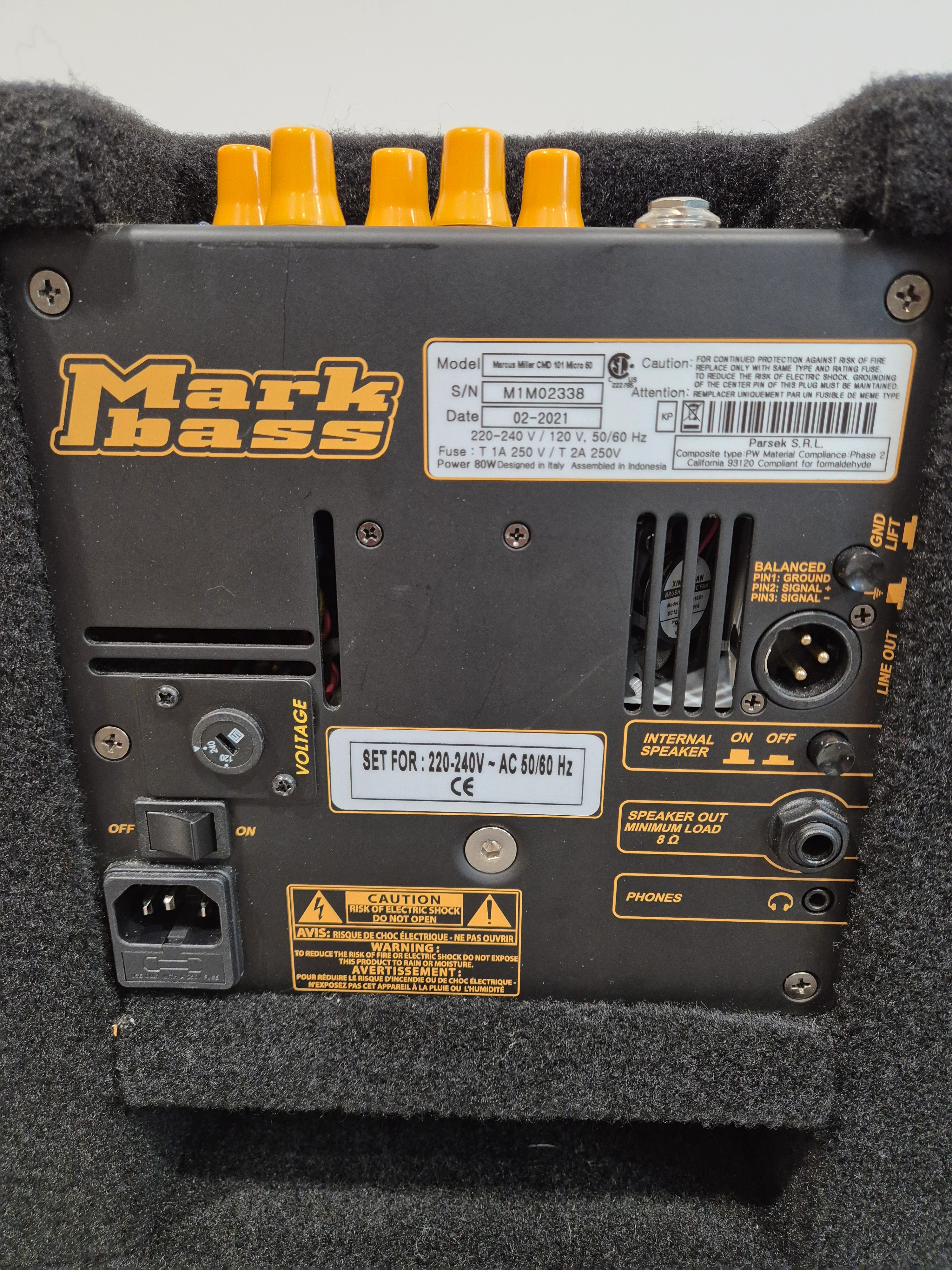 Markbass CMD Micro 60 - Compact and Lightweight Combo Bass Amplifier - Image 5
