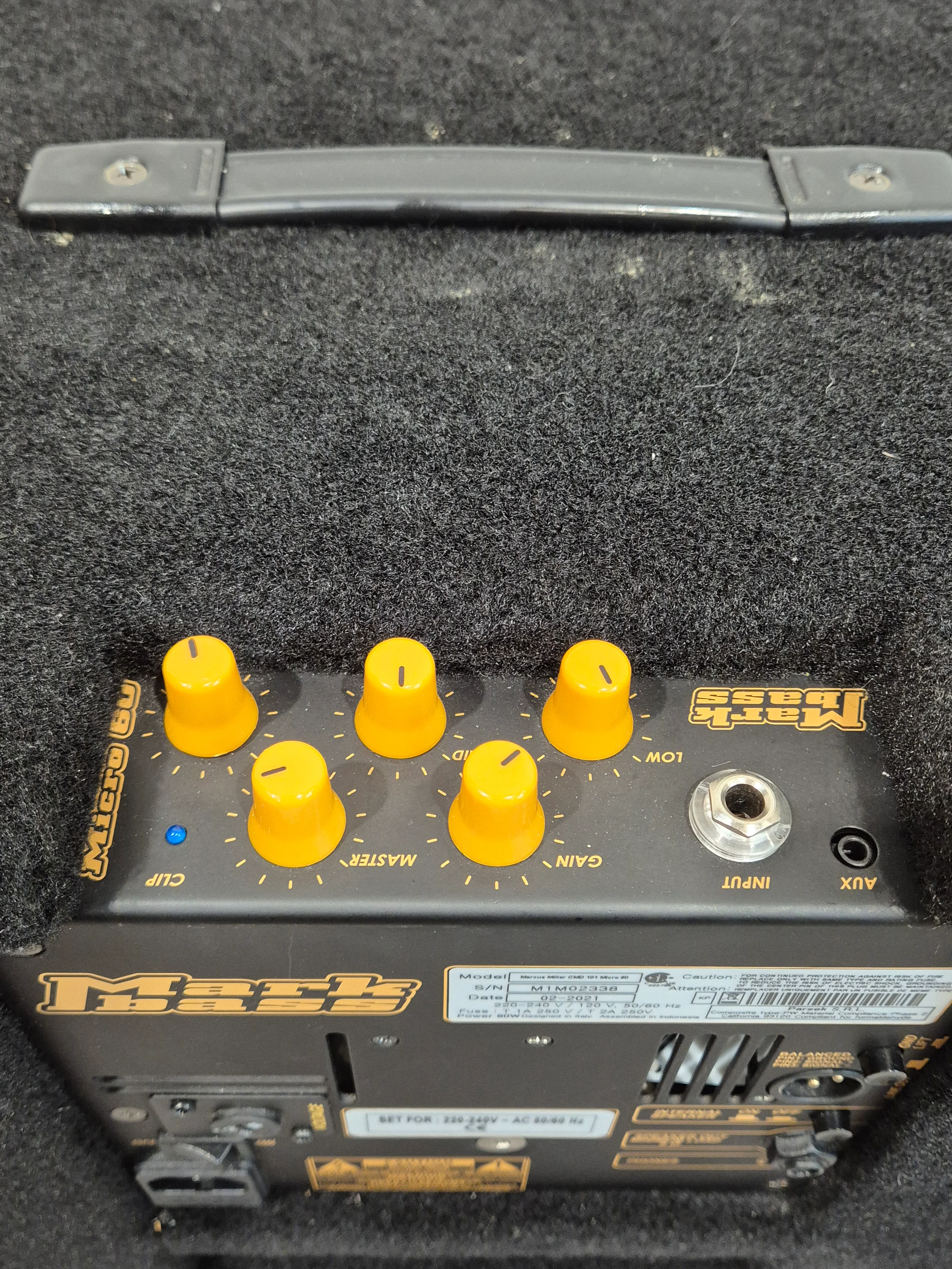 Markbass CMD Micro 60 - Compact and Lightweight Combo Bass Amplifier - Image 6
