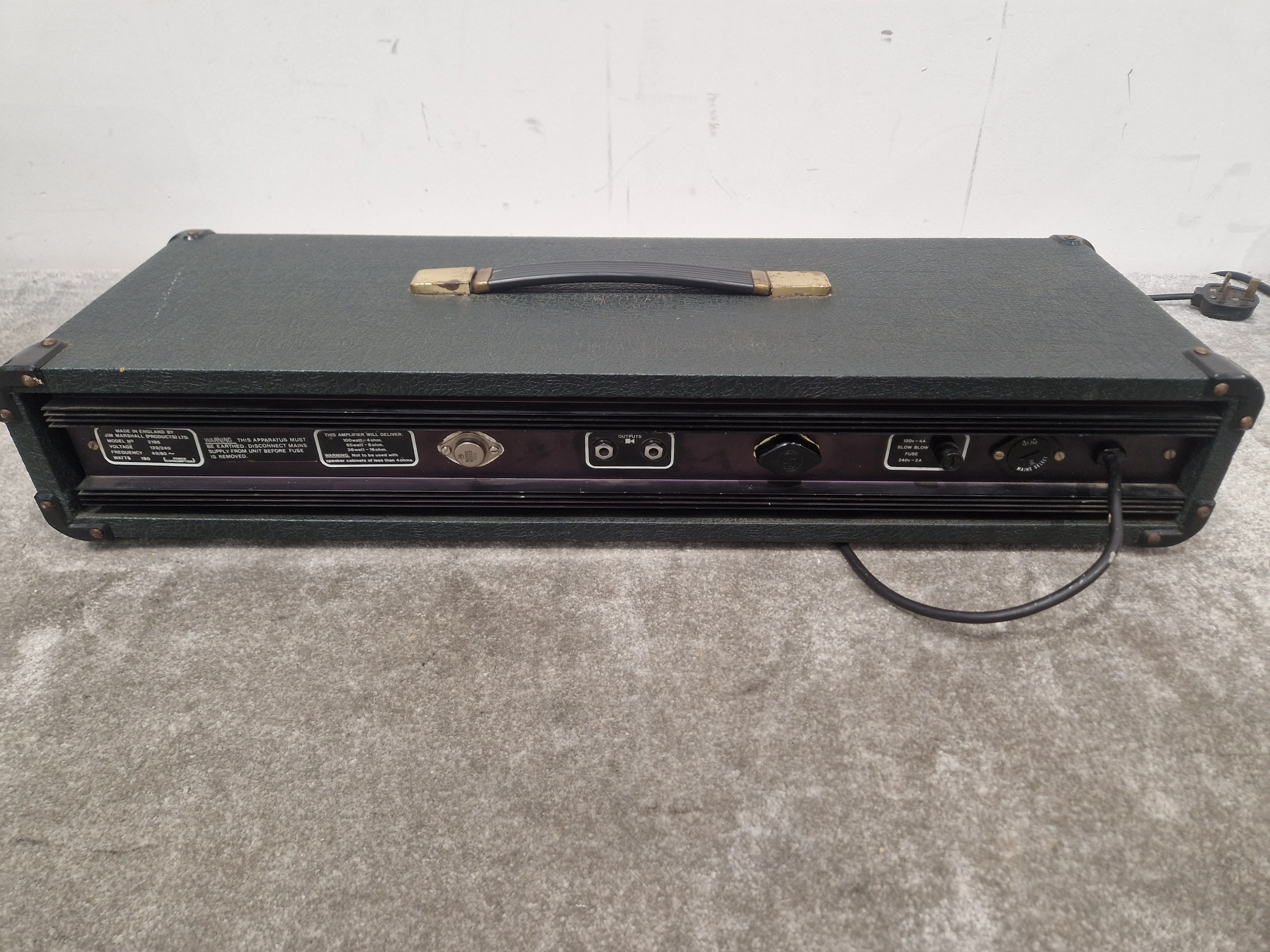 Marshall 100w Lead and Bass - 100 Watt Guitar Amplifier, Versatile Sound - Very Good - Image 11