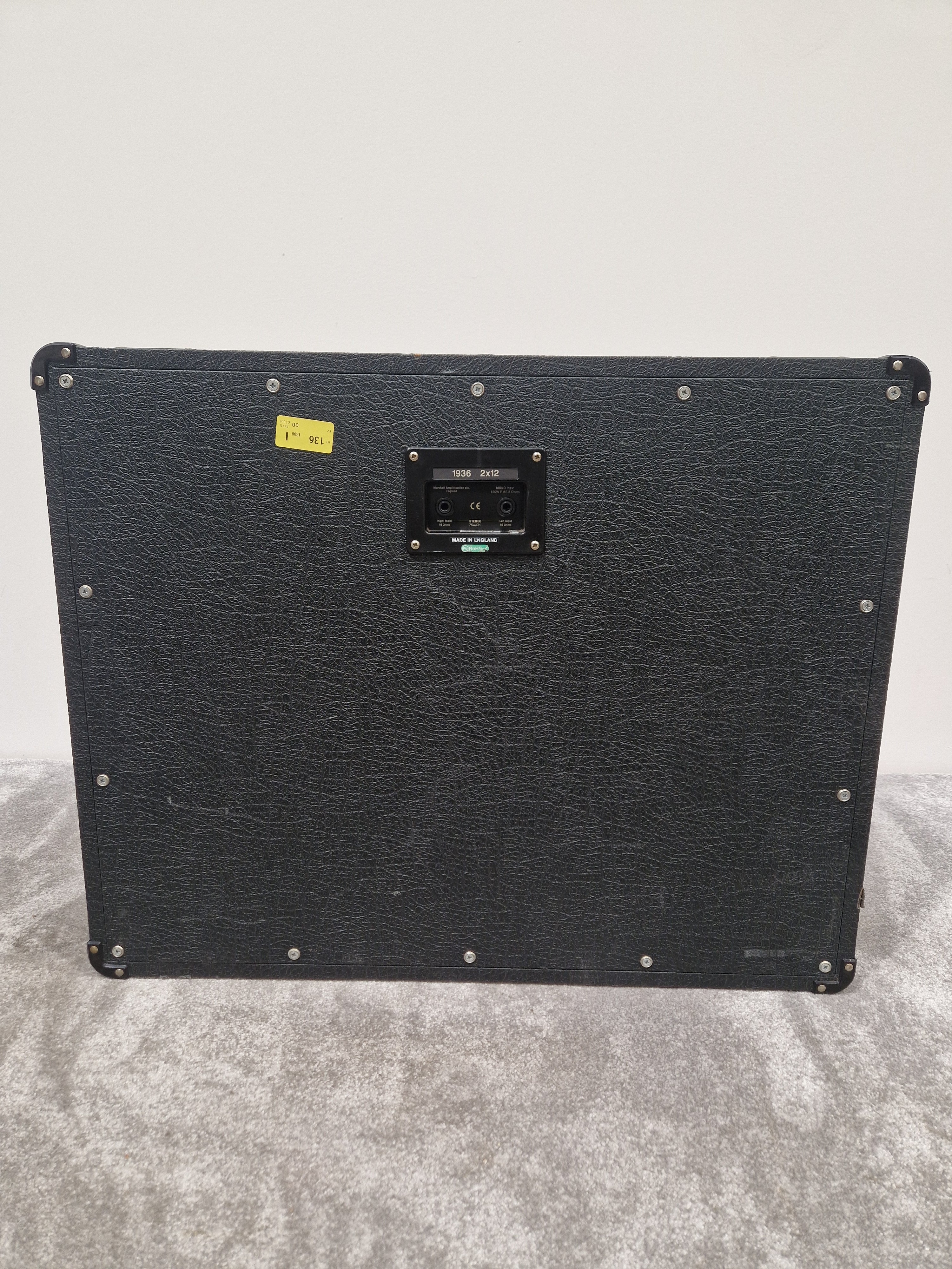 Marshall 1936 Lead 2×12" Electric Guitar Speaker Cabinet 150W – Very Good - Image 2