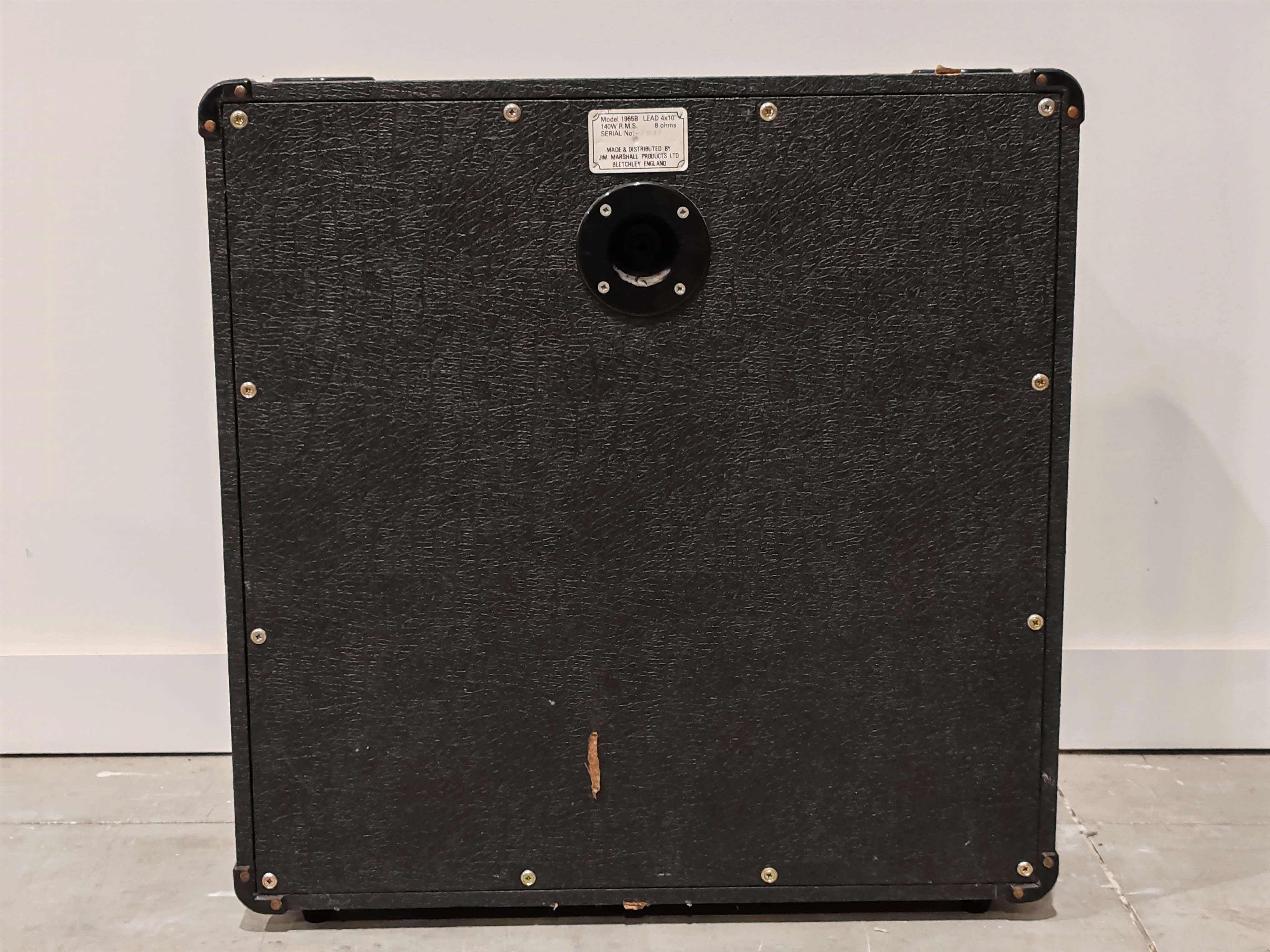 Marshall 1965B Lead 4x10" Vintage Speaker Cabinet - Image 5