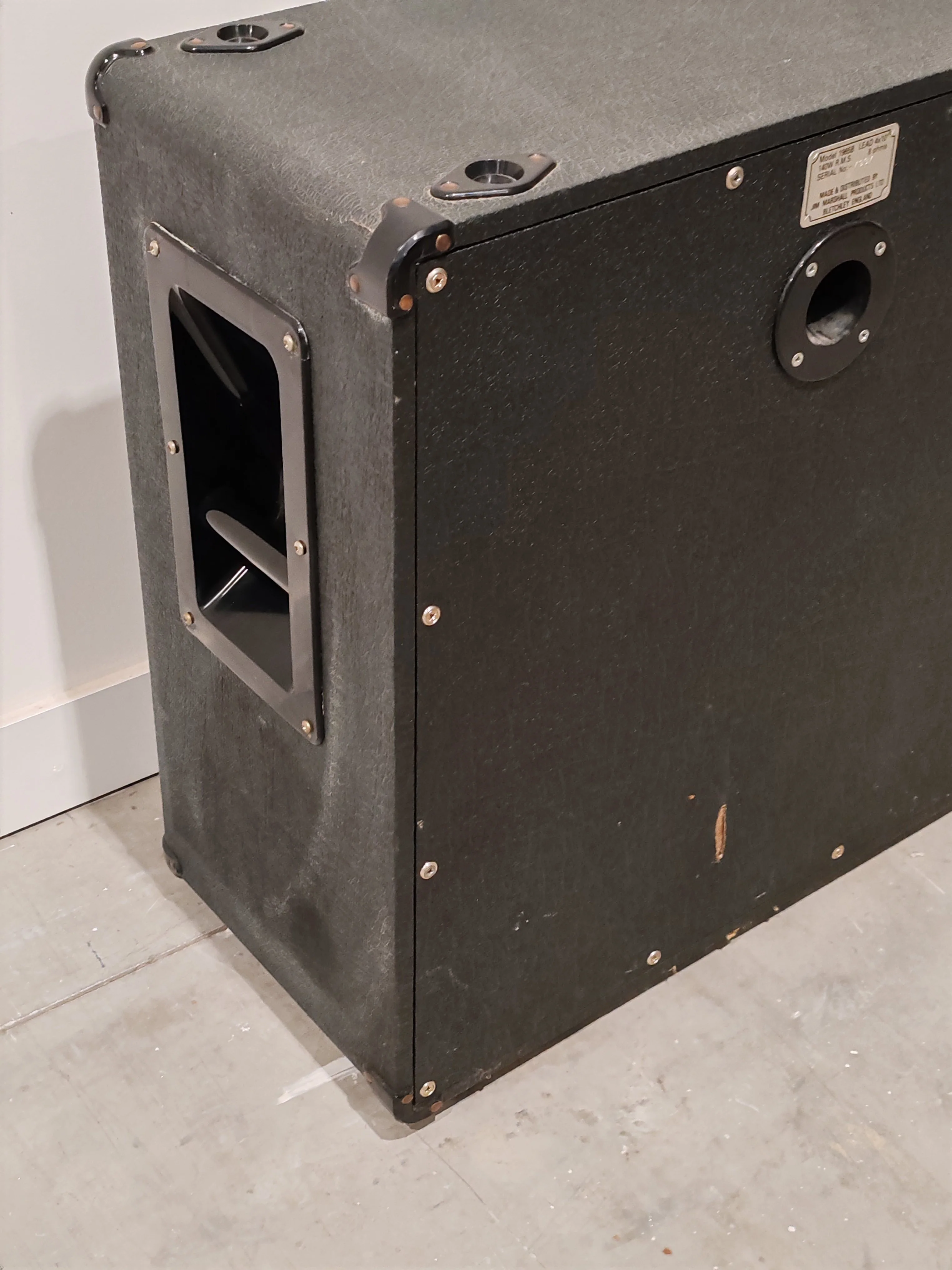 Marshall 1965B Lead 4x10" Vintage Speaker Cabinet - Image 6