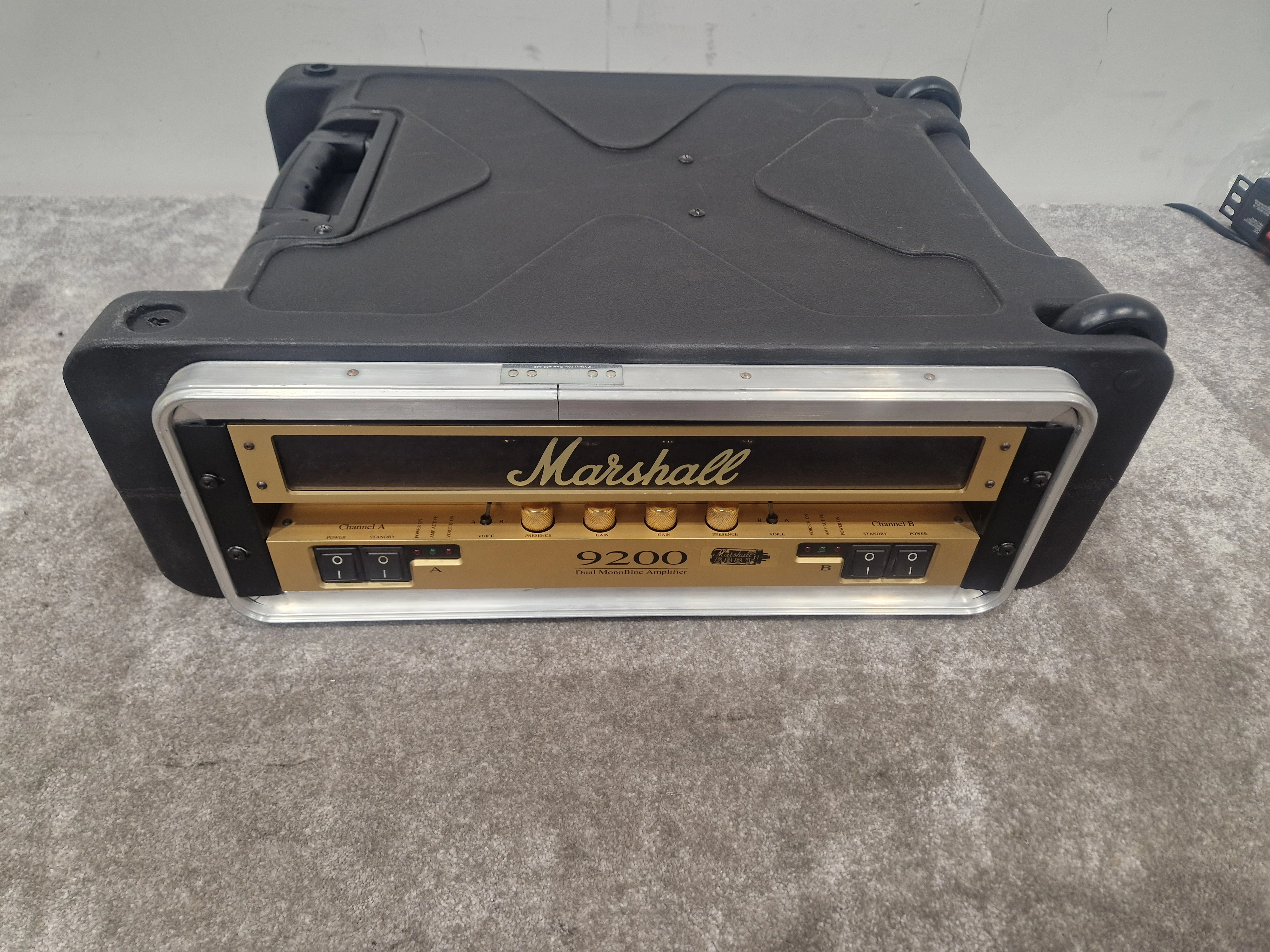 Marshall 9200 Dual MonoBloc All Tube Guitar Amp - Fully Refurbished, Smooth Sound - Very Good w/ Hard Case - Image 7