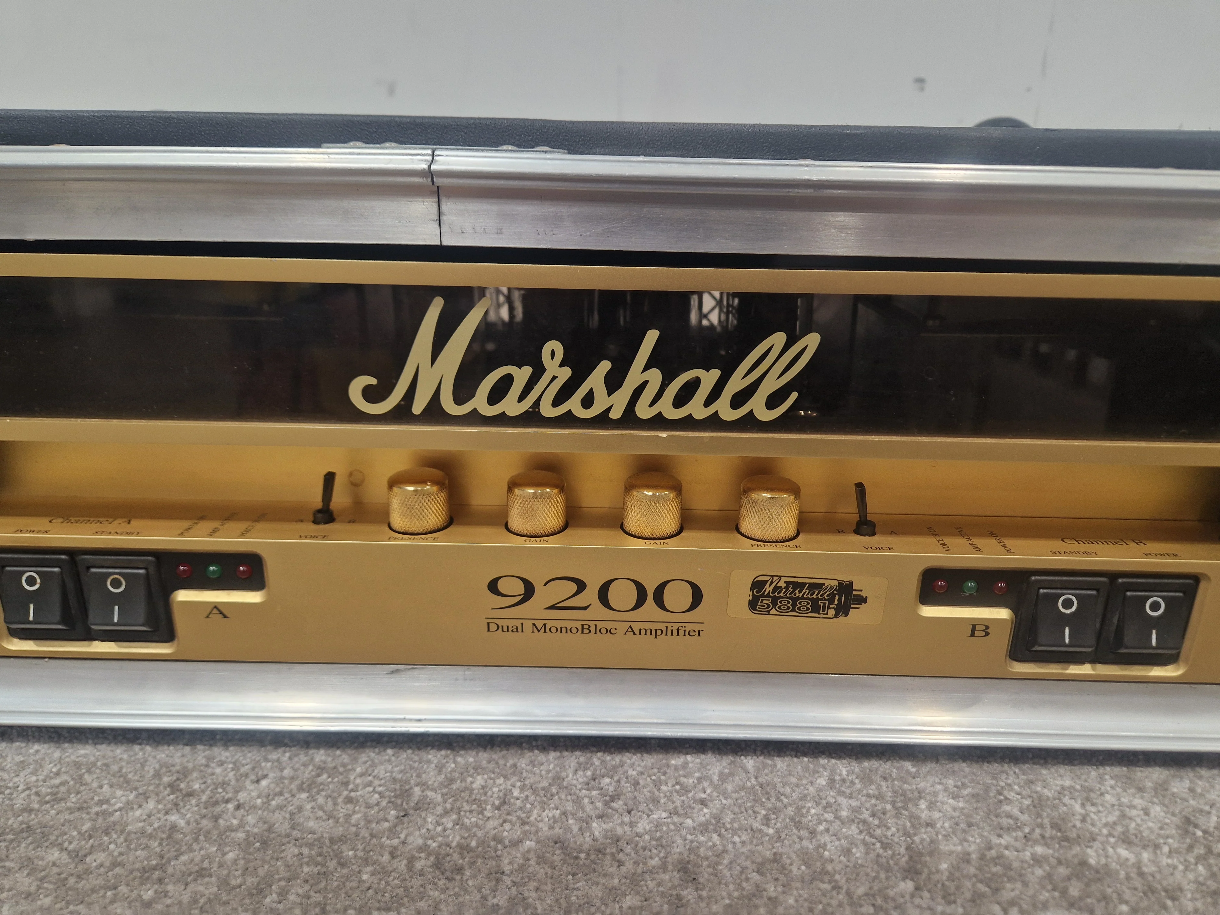 Marshall 9200 Dual MonoBloc All Tube Guitar Amp - Fully Refurbished, Smooth Sound - Very Good w/ Hard Case - Image 8
