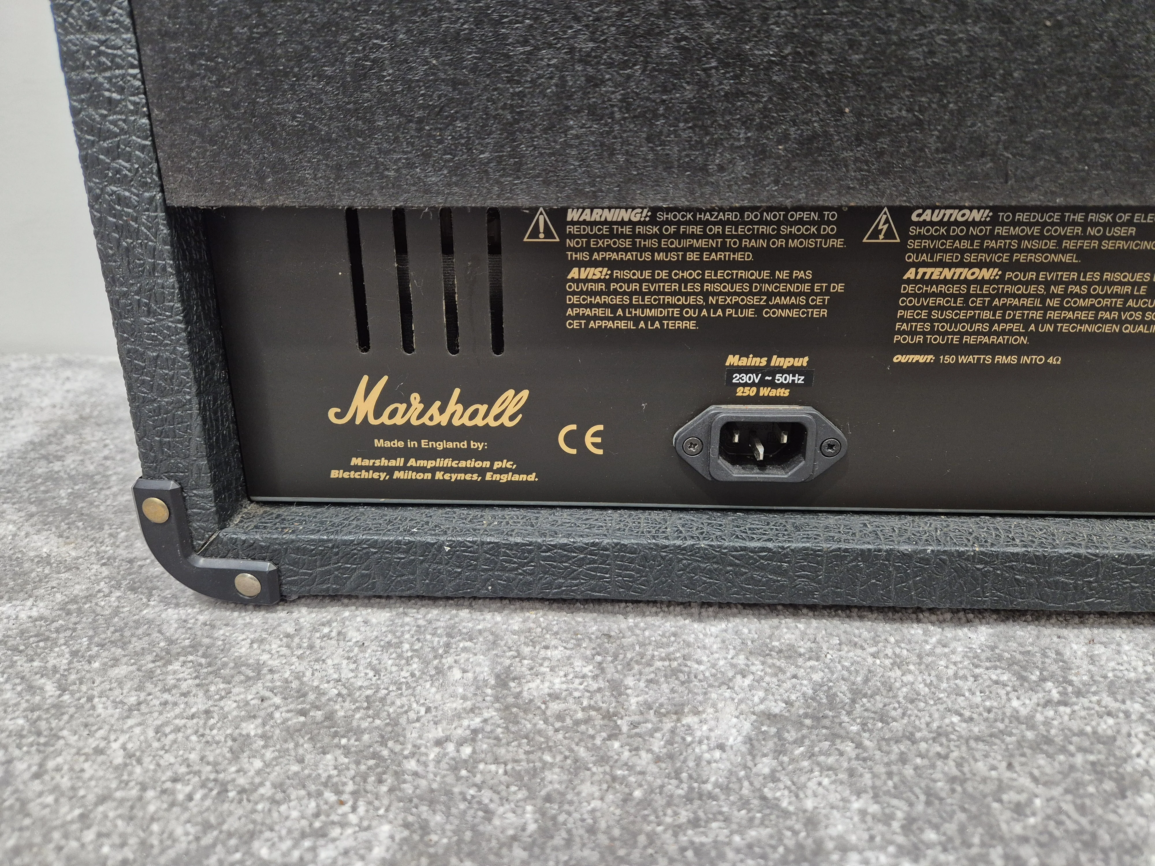 Marshall AVT150H - 4-Channel Guitar Amplifier Head - Image 7