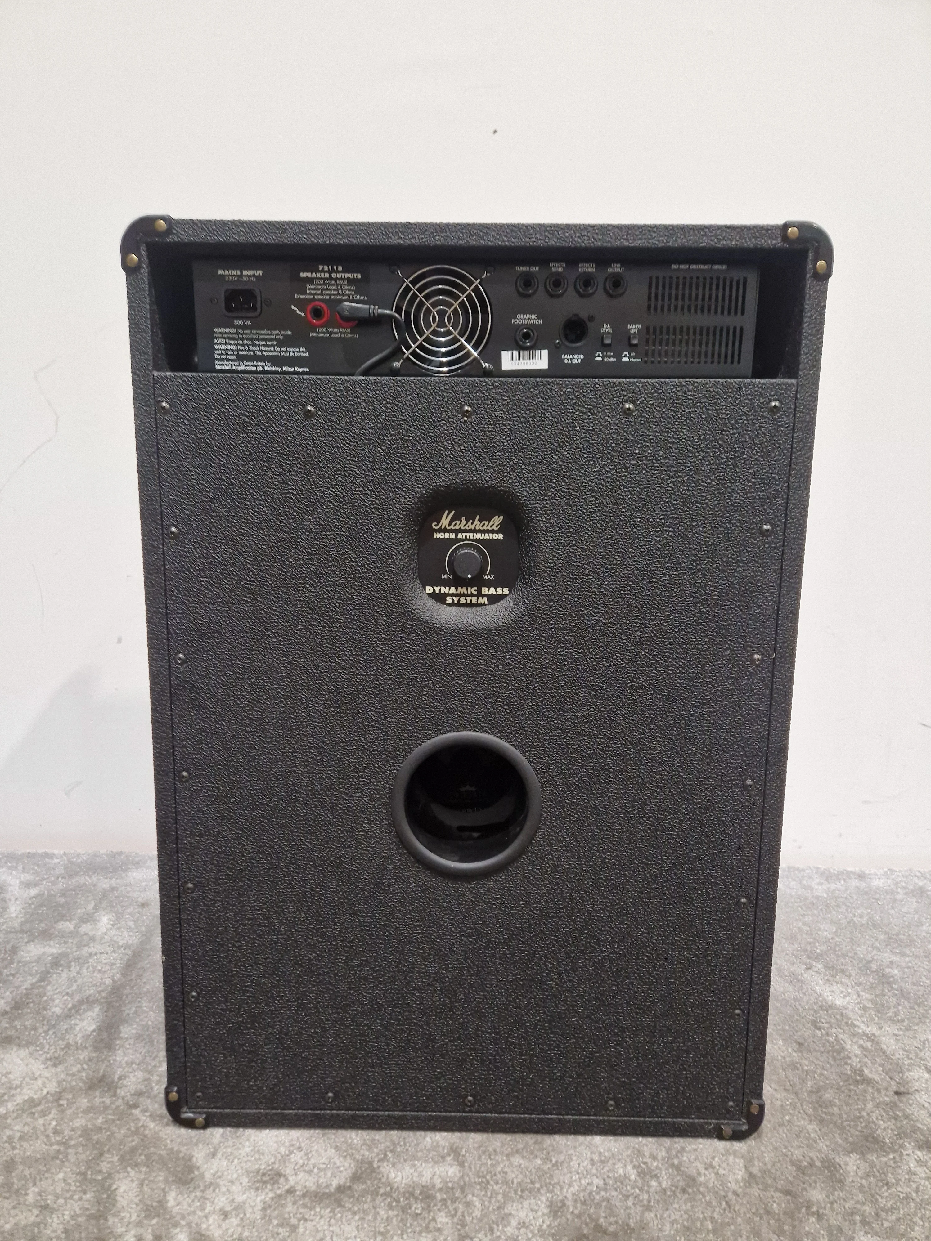 Marshall Combo 72115 Bass Amplifier - Excellent w/ Power Supply - Image 12