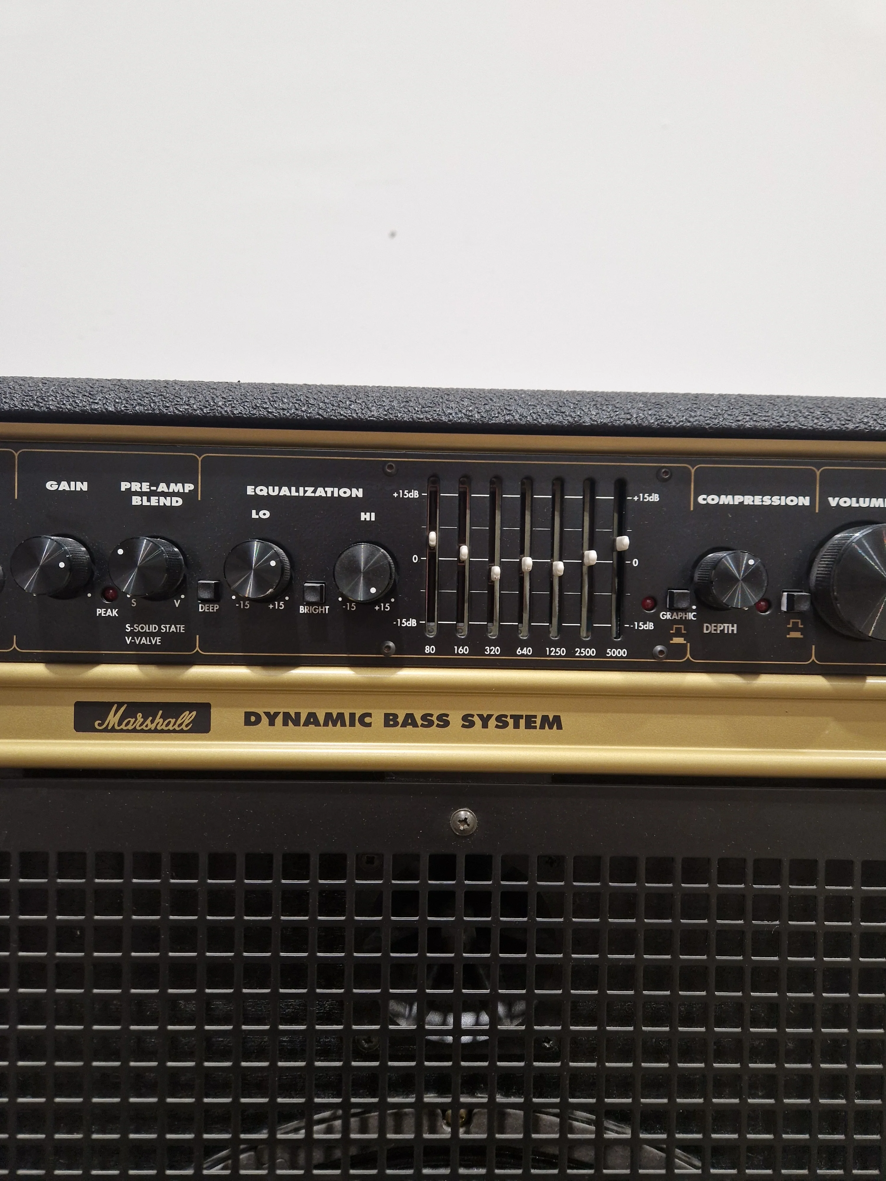 Marshall Combo 72115 Bass Amplifier - Excellent w/ Power Supply - Image 3