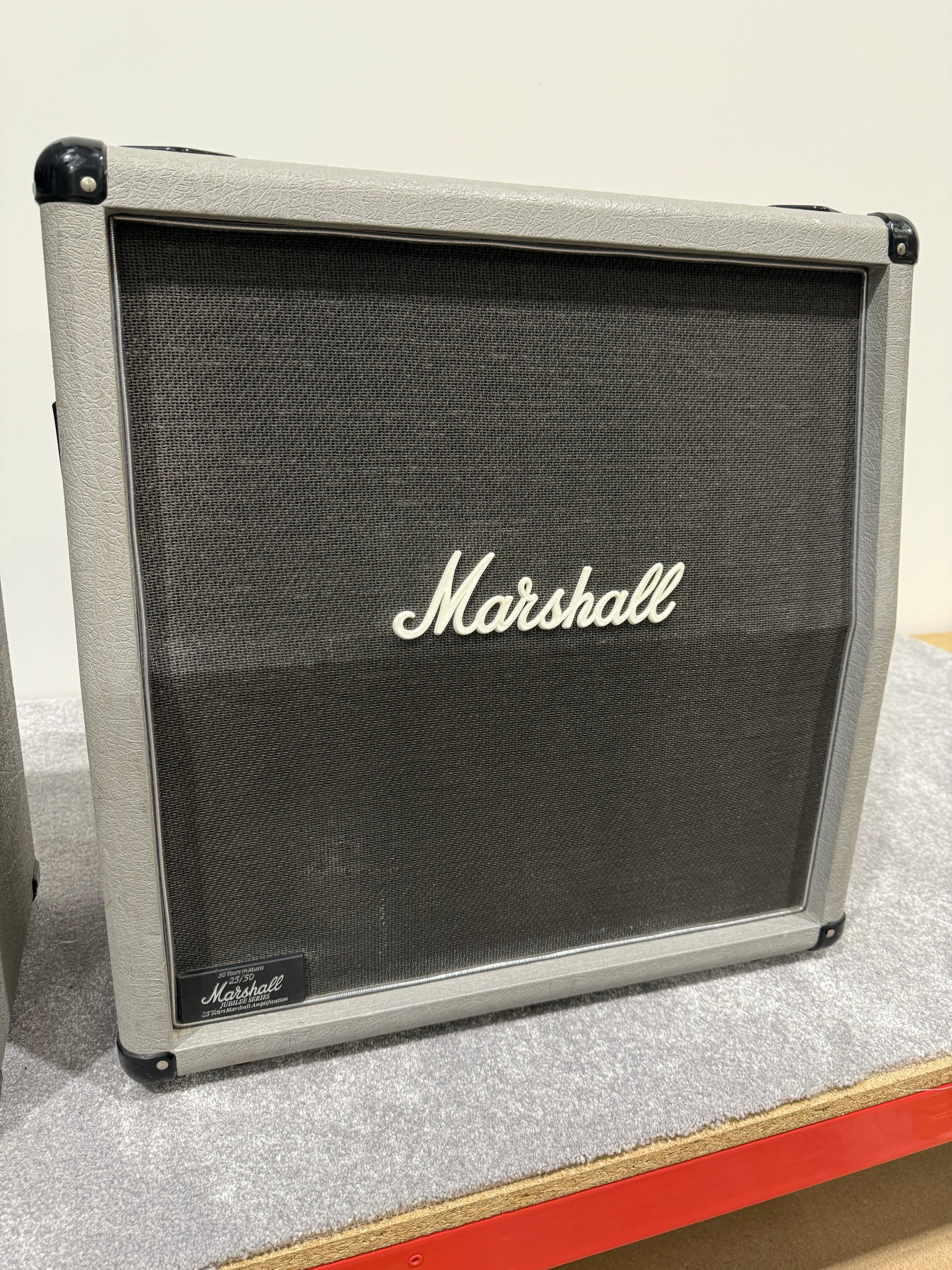 Marshall JCM25/50 “Silver Jubilee” Model 2553 2-Channel 100-Watt Guitar Amp Head (1987-1988) with Two Cabs (2556A/B) - Image 14
