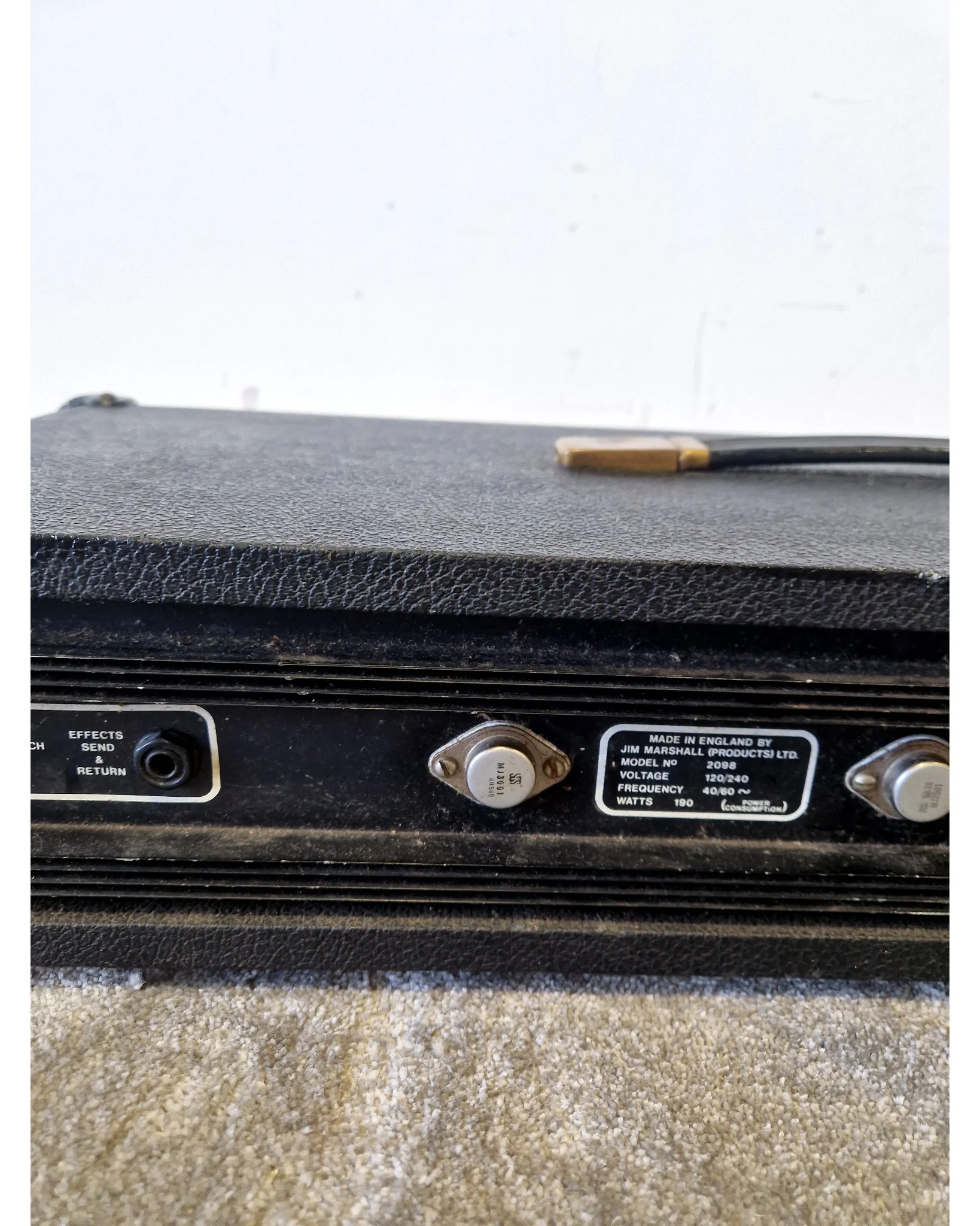Marshall Lead 100 Vintage Guitar Amp Head - Refurbished - Image 3