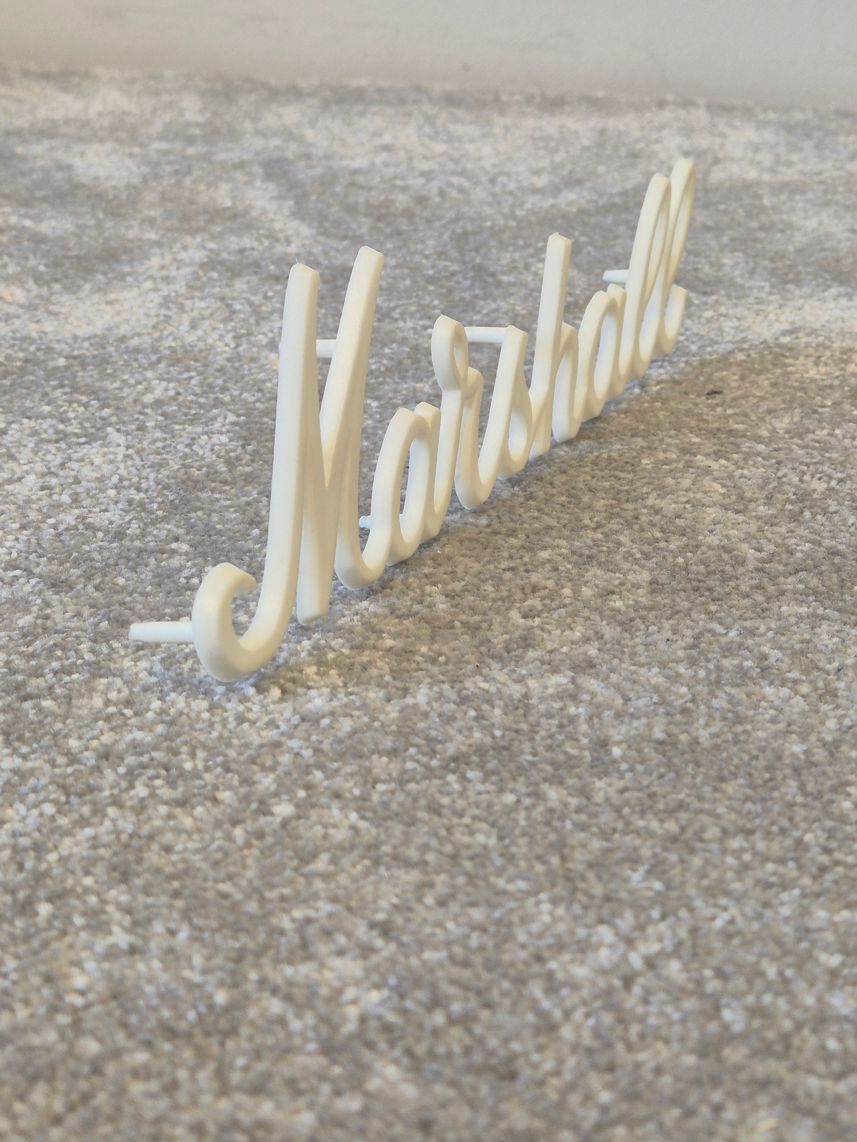 Marshall Logo Badge - 23cm Speaker Amp Badge - Image 4