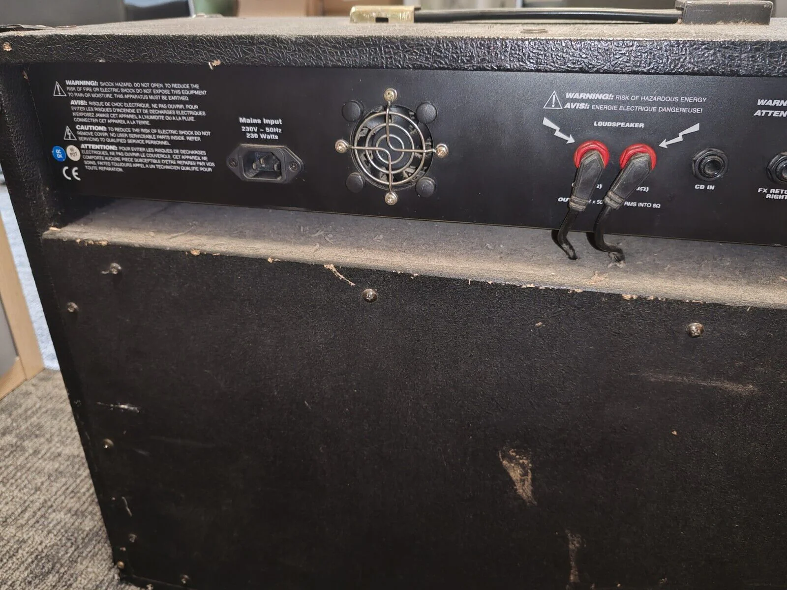 Marshall MG Series 250DFX Amp 2x12" Celestion Speakers / 100w READ DESCRIPTION - Image 4